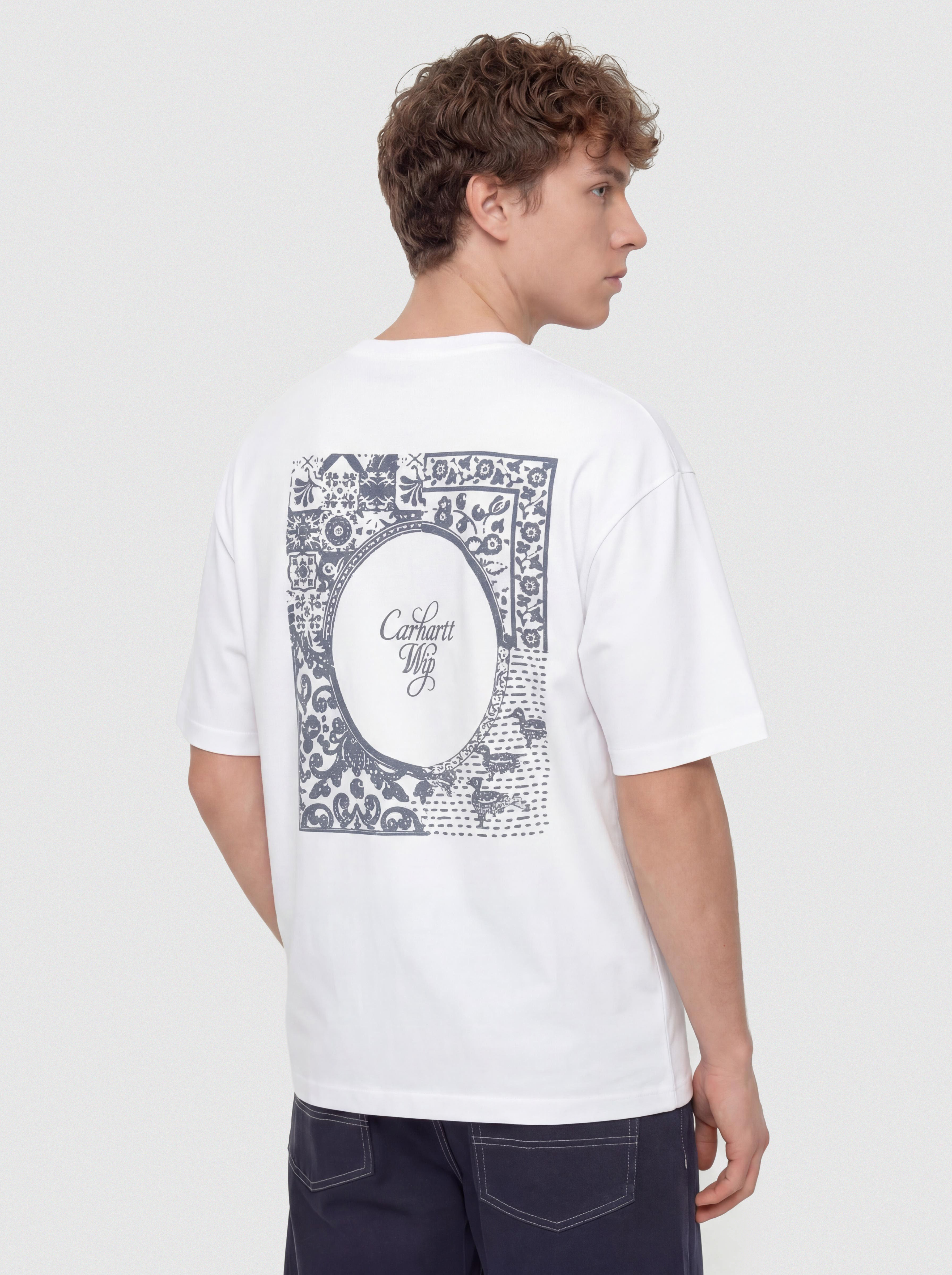 Tricou Carhartt WIP Vestige (white)