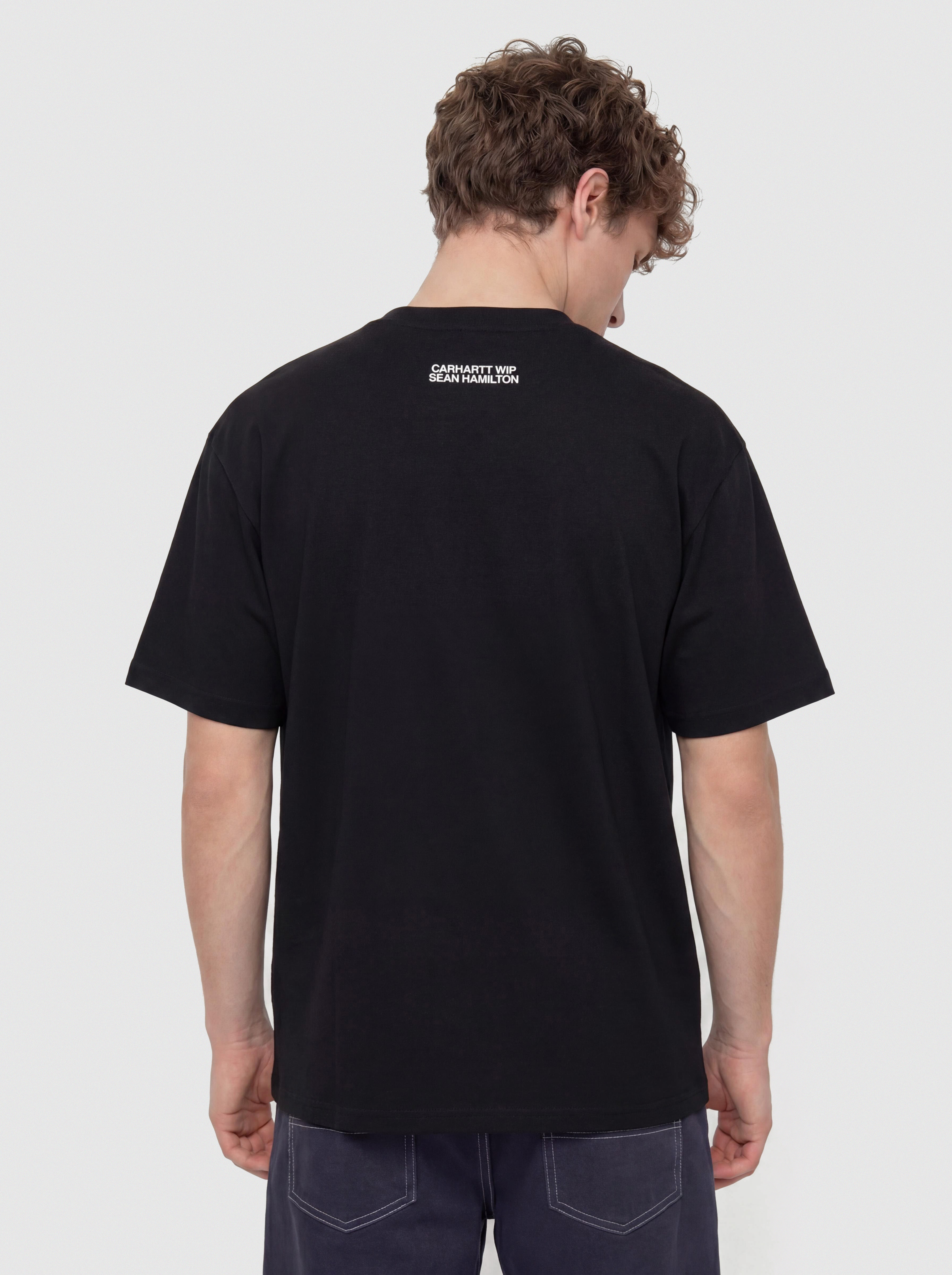 Tricou Carhartt WIP Sean Hamilton 02 (black)