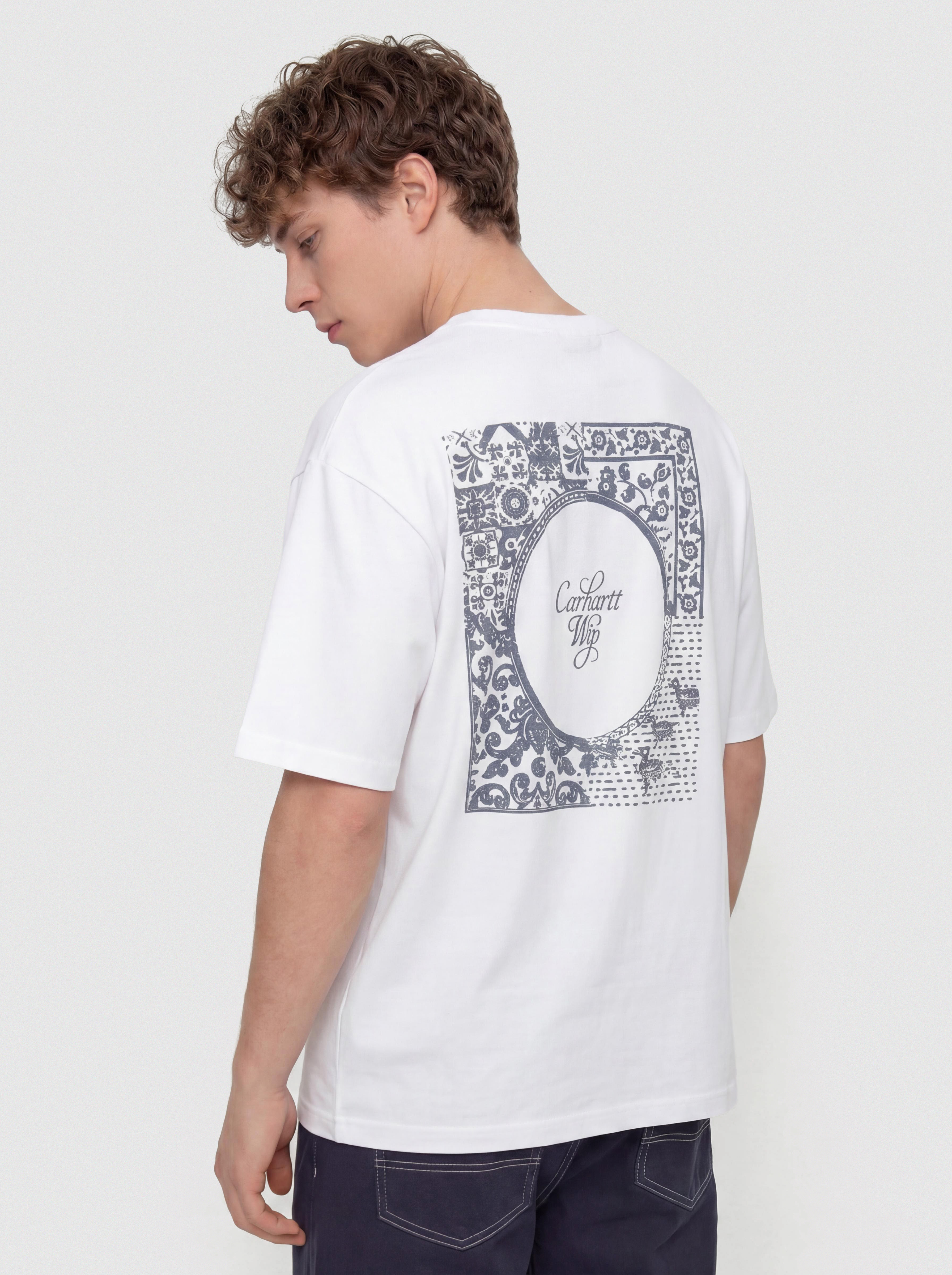 Tricou Carhartt WIP Vestige (white)