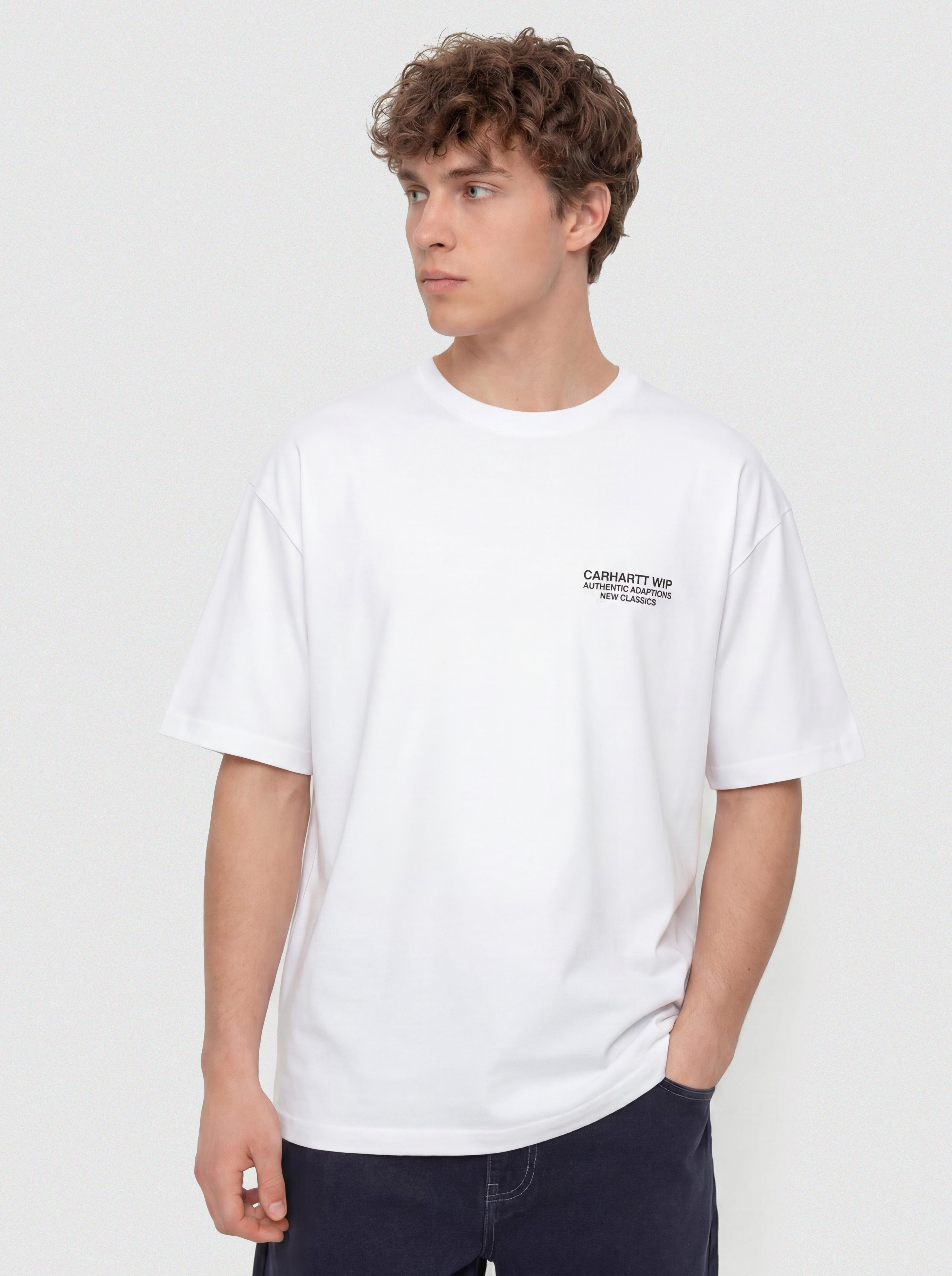 Tricou Carhartt WIP Sean Hamilton 03 (white)