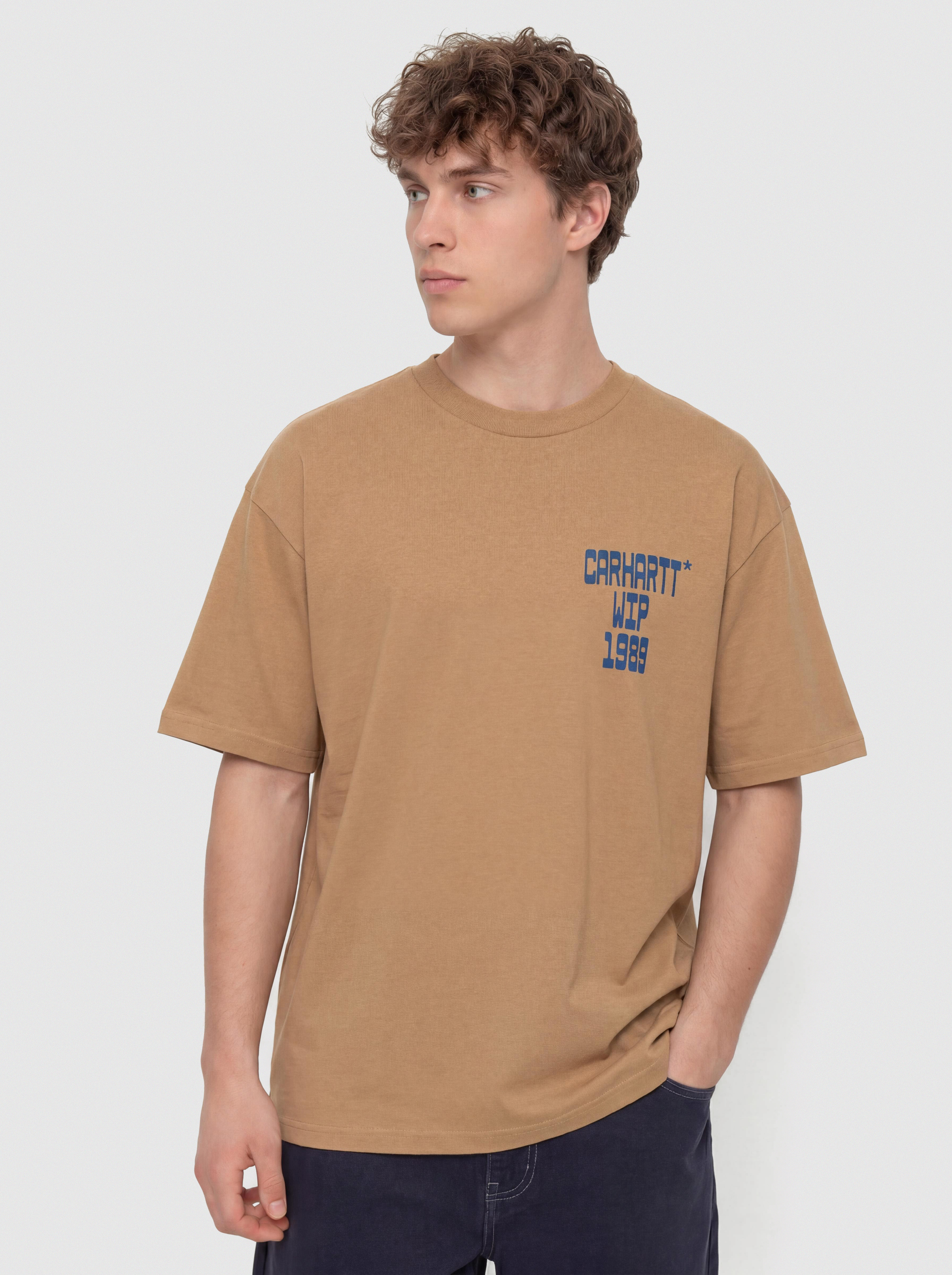 Tricou Carhartt WIP Blocks (peanut)