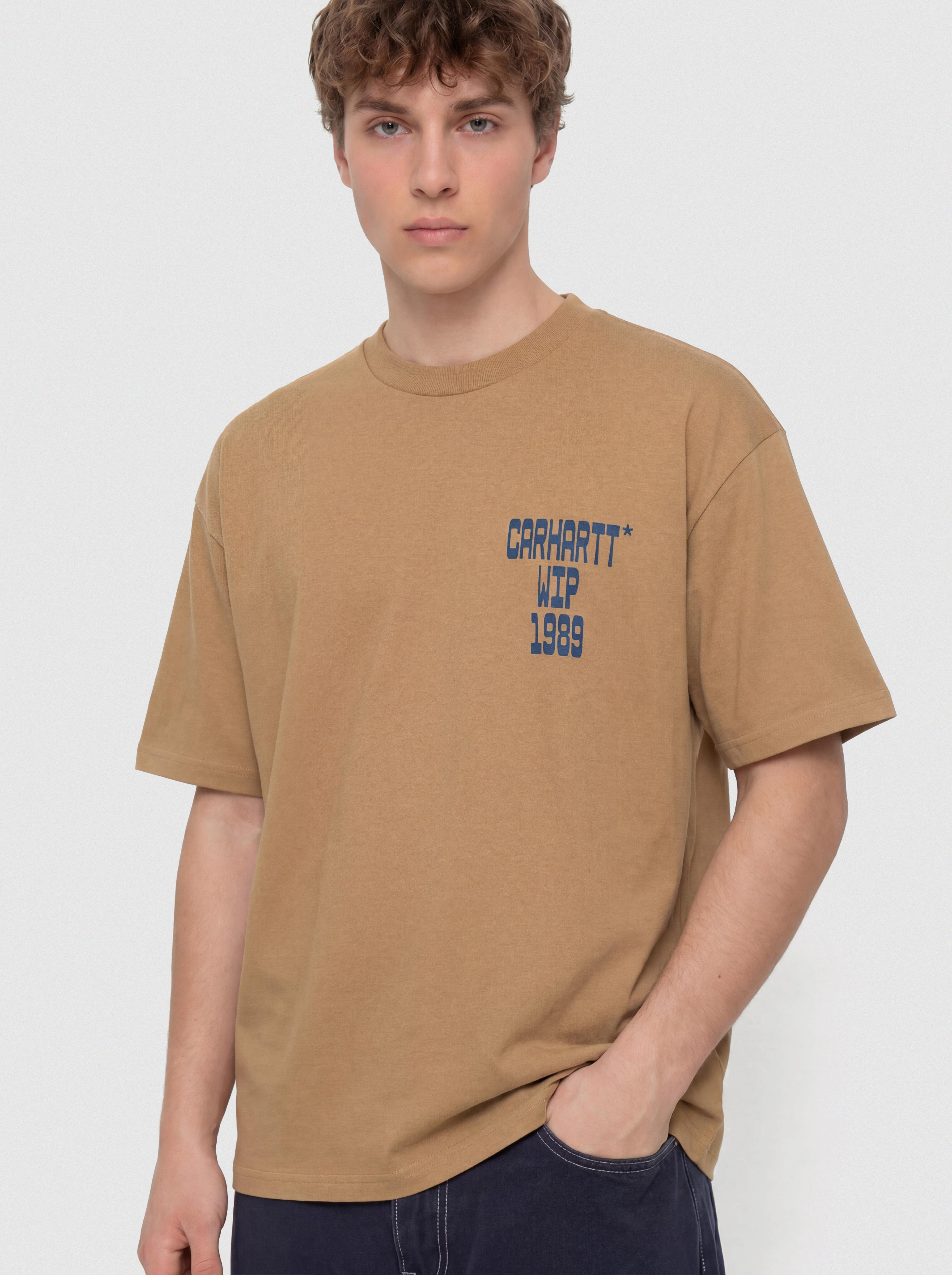 Tricou Carhartt WIP Blocks (peanut)