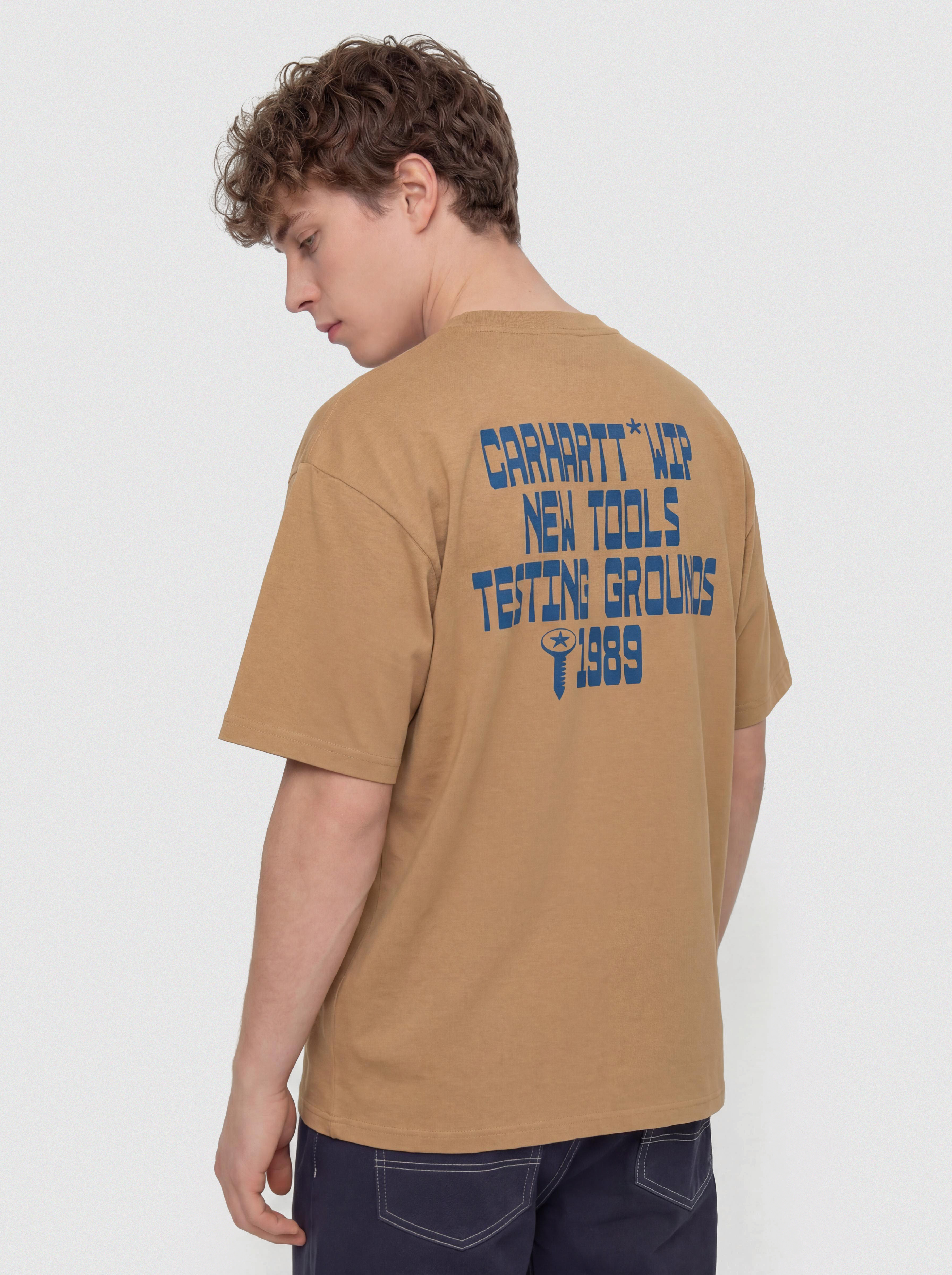 Tricou Carhartt WIP Blocks (peanut)
