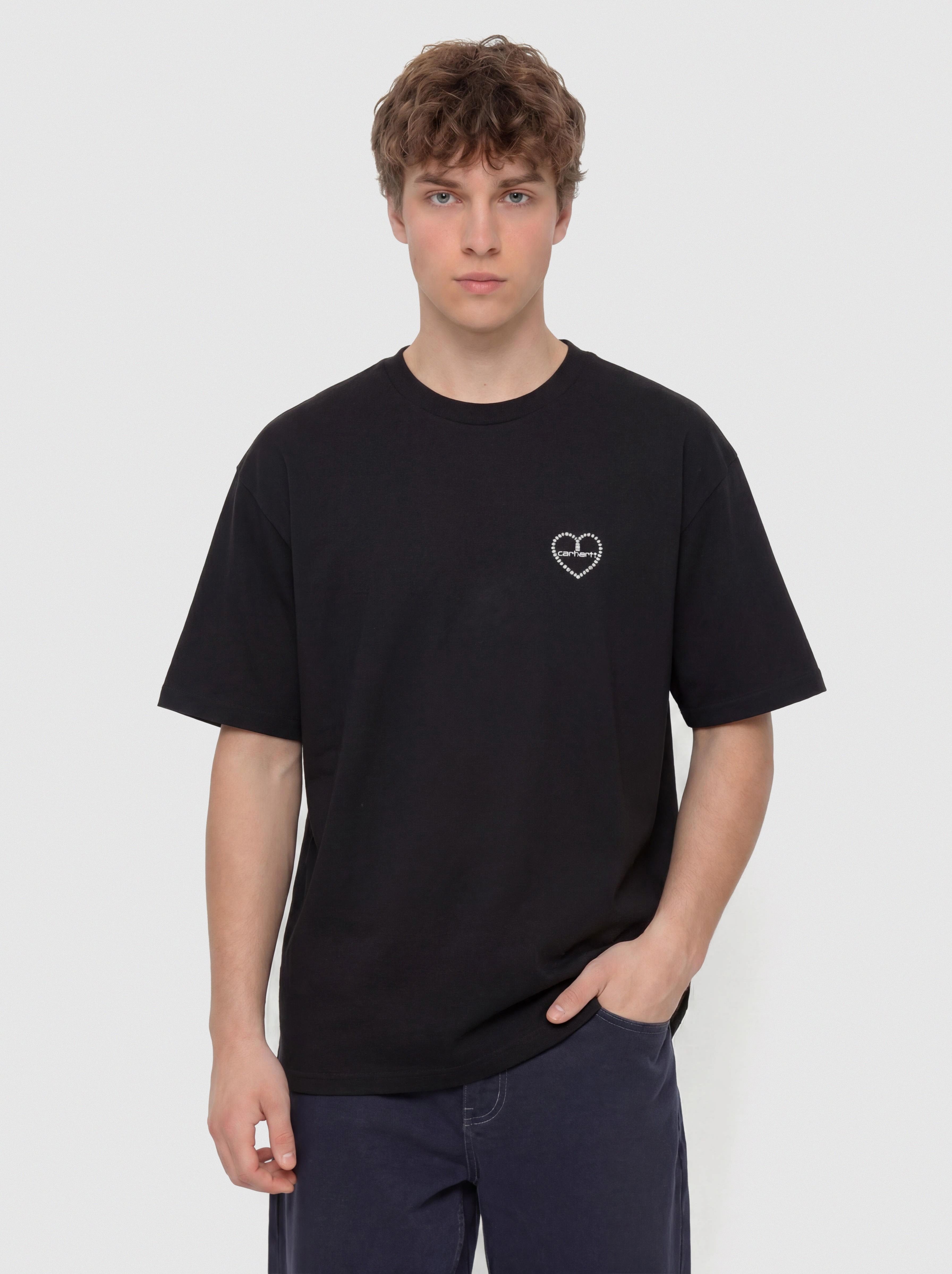 Tricou Carhartt WIP Furoshiki (black/white)