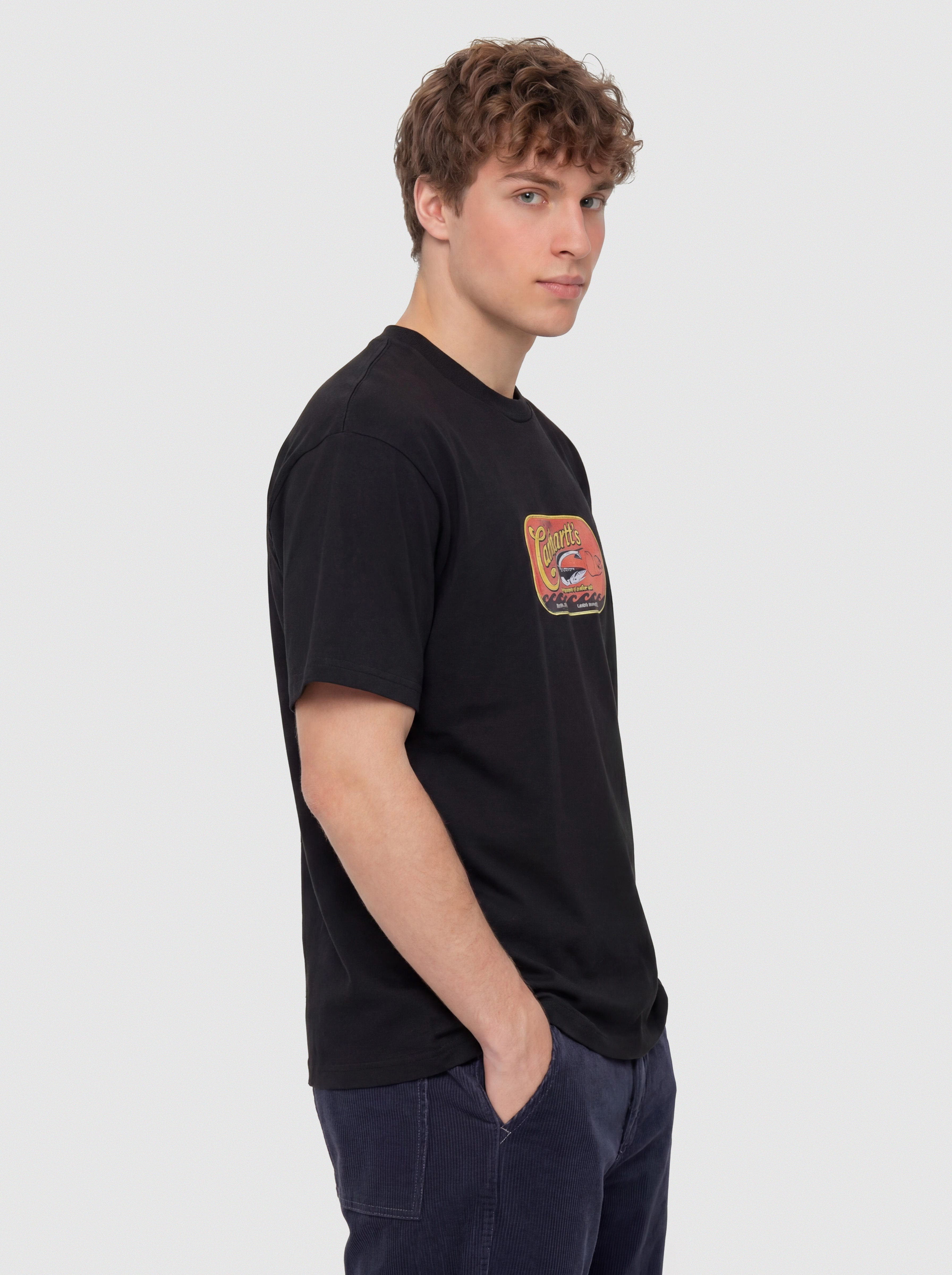 Tricou Carhartt WIP Sardinas (black)