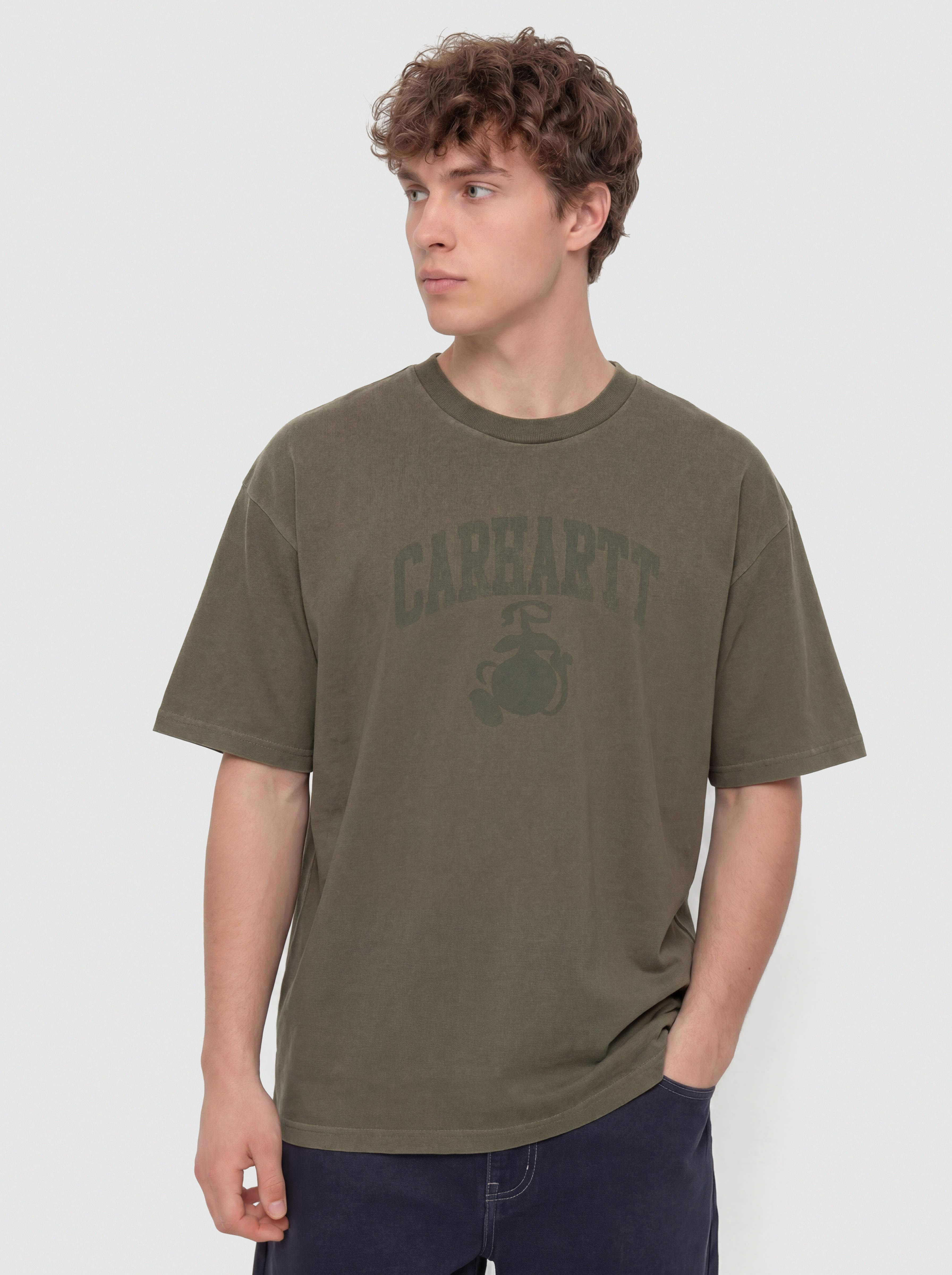 Tricou Carhartt WIP Faded Pond Corps (cypress)
