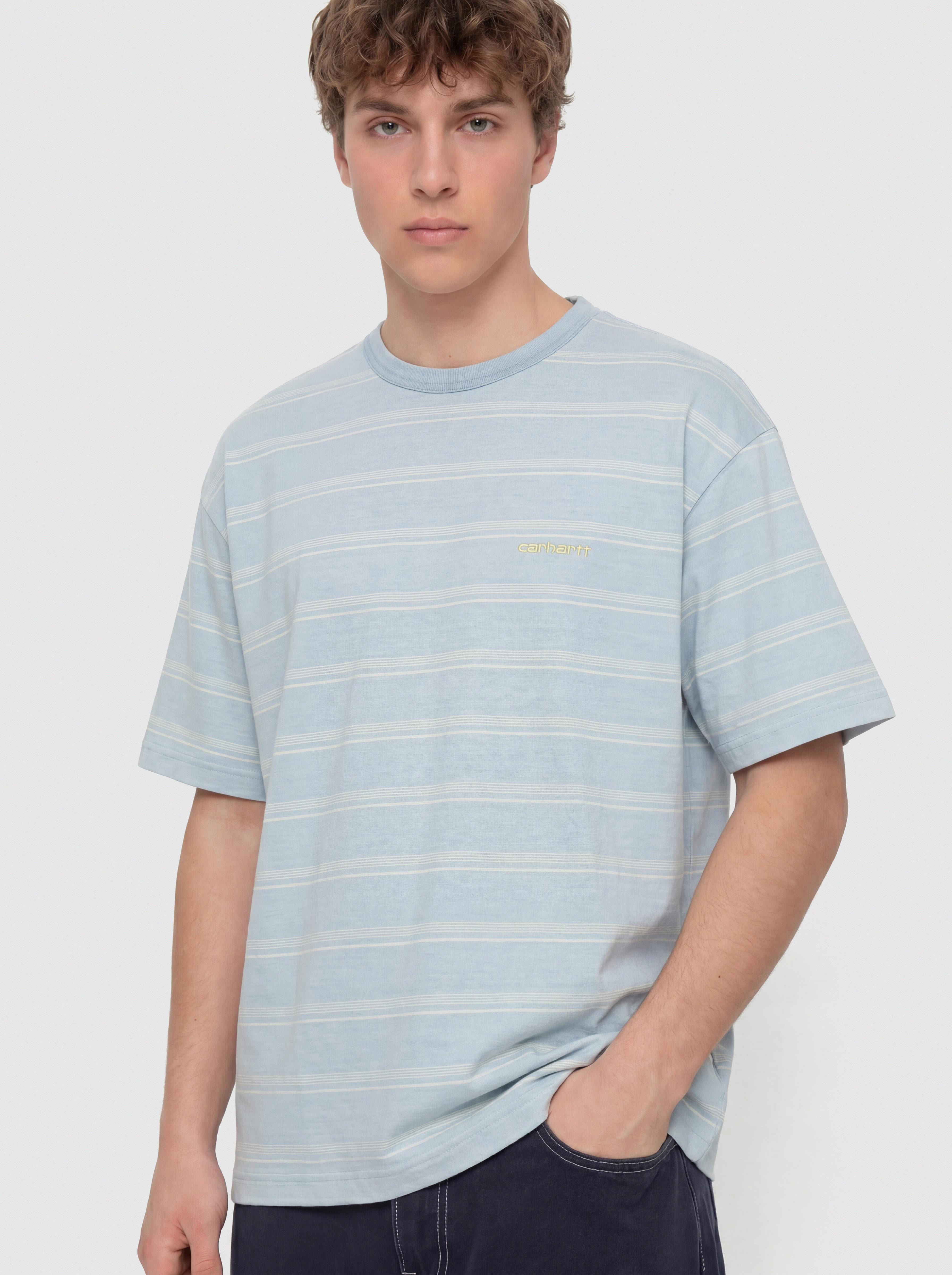 Tricou Carhartt WIP Matti (matti stripe/icaria/sphene)