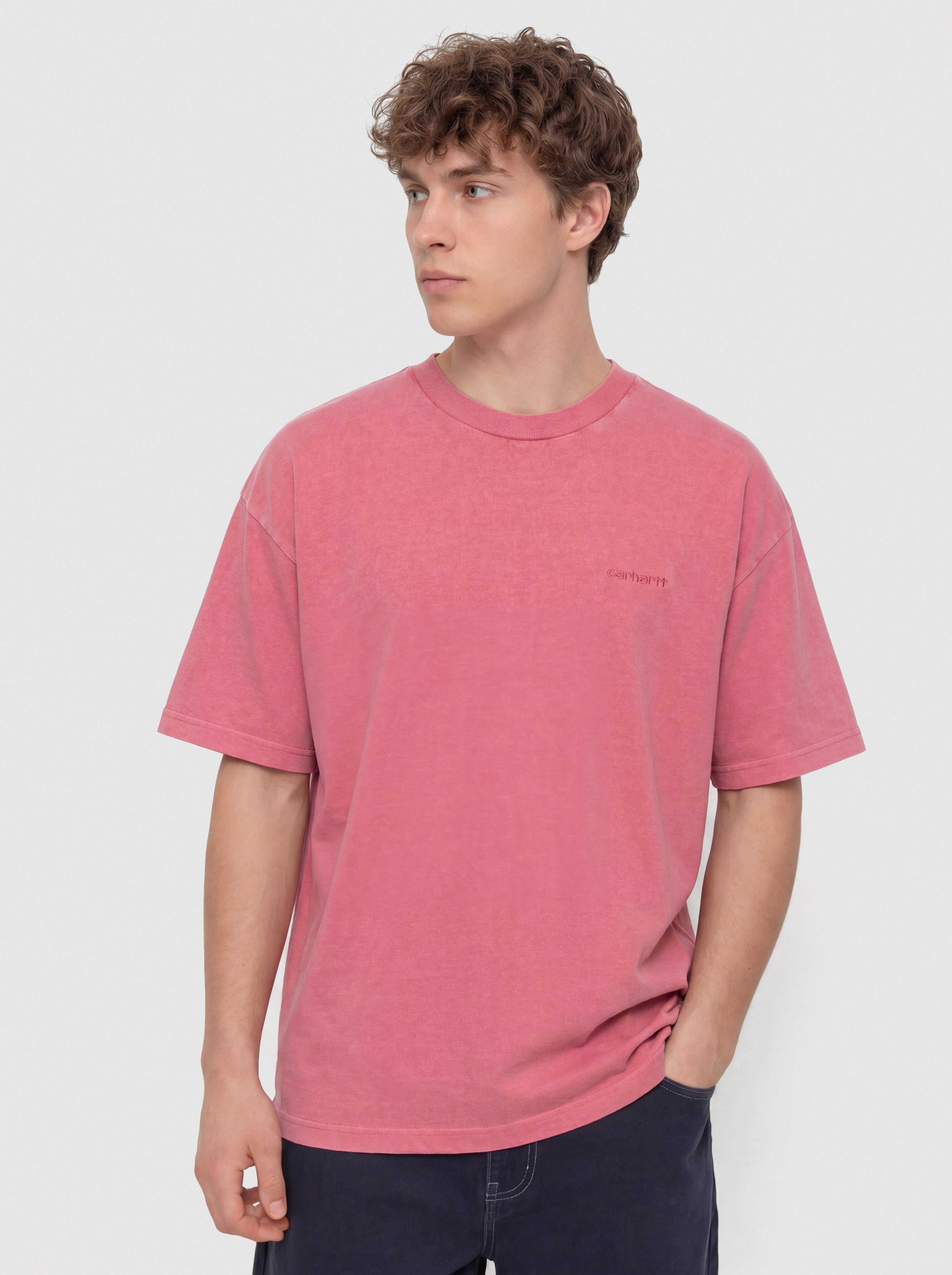 Tricou Carhartt WIP Benton (primrose)