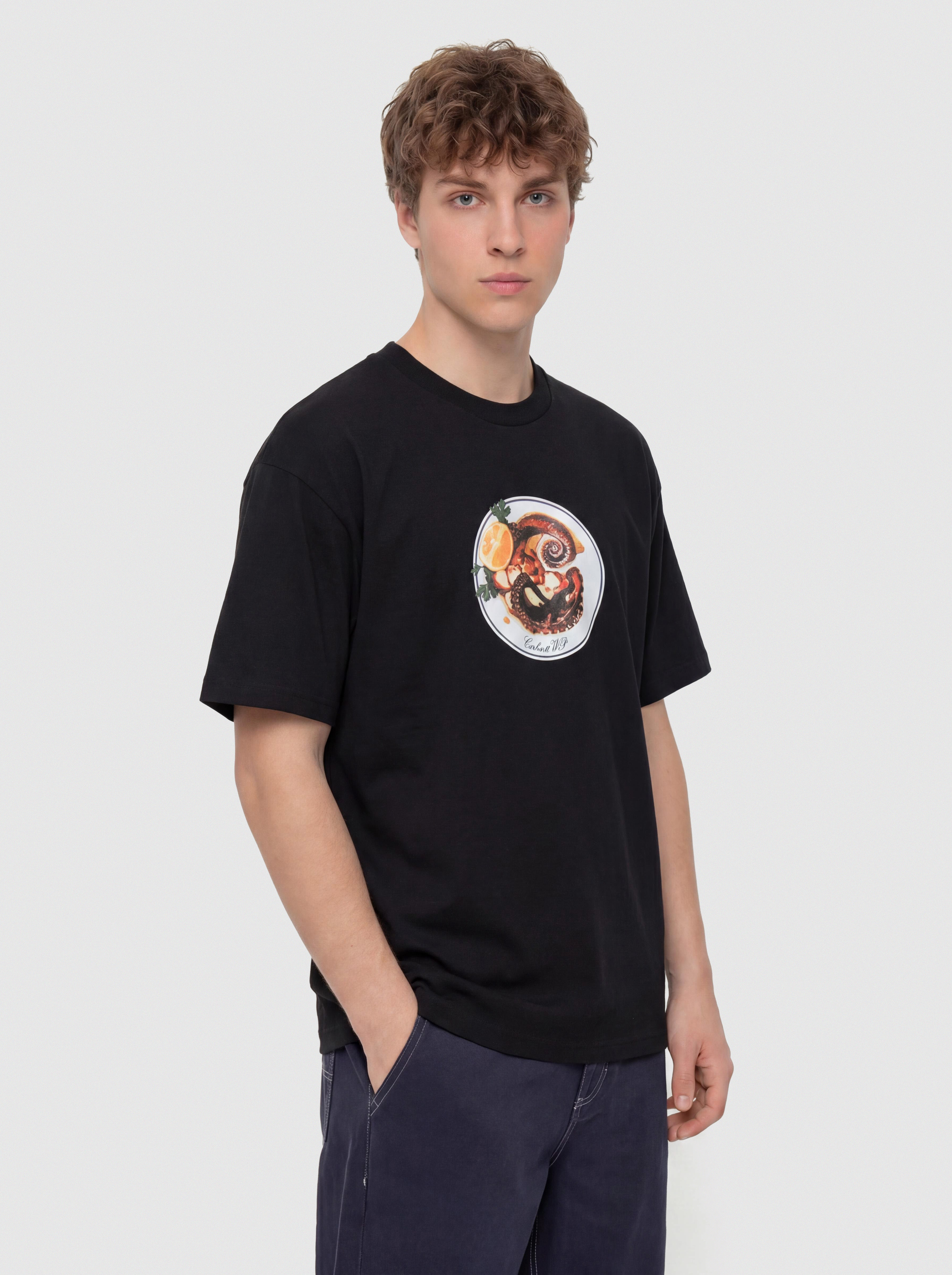 Tricou Carhartt WIP Octopus (black)