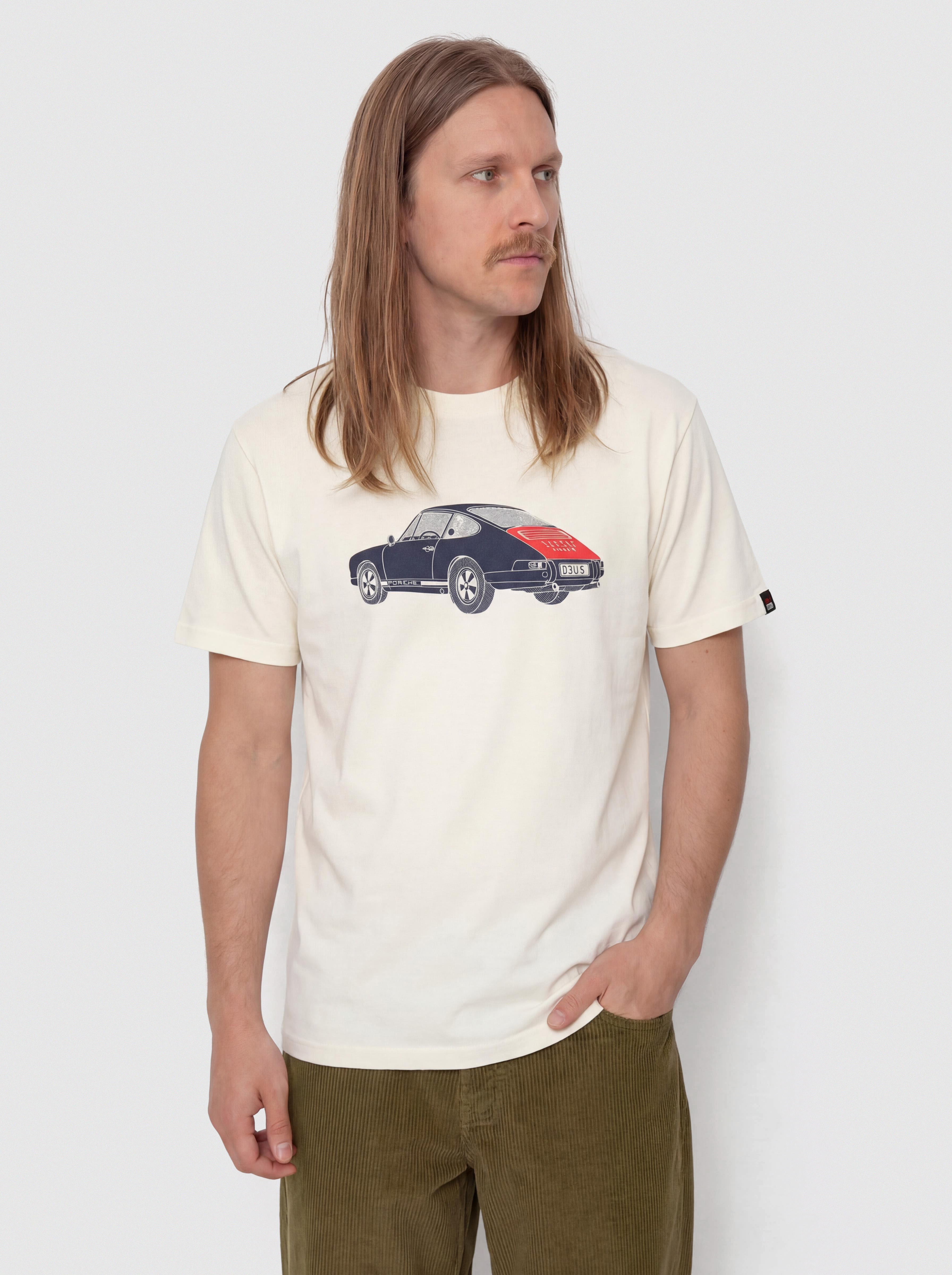 Tricou Deus Ex Machina Emporium Niner (pristine white)