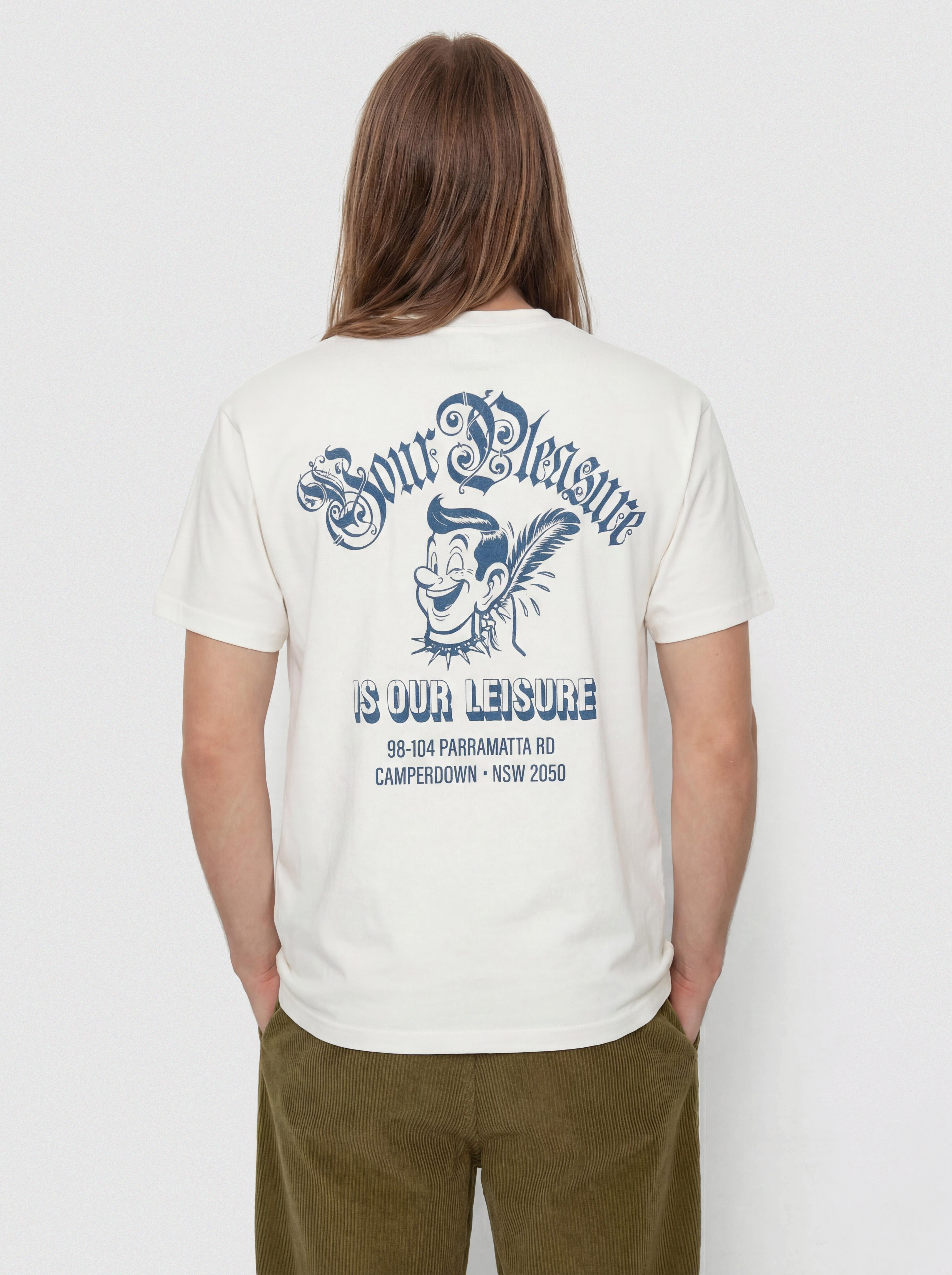 Tricou Deus Ex Machina Ruff And Smooth (vintage white)