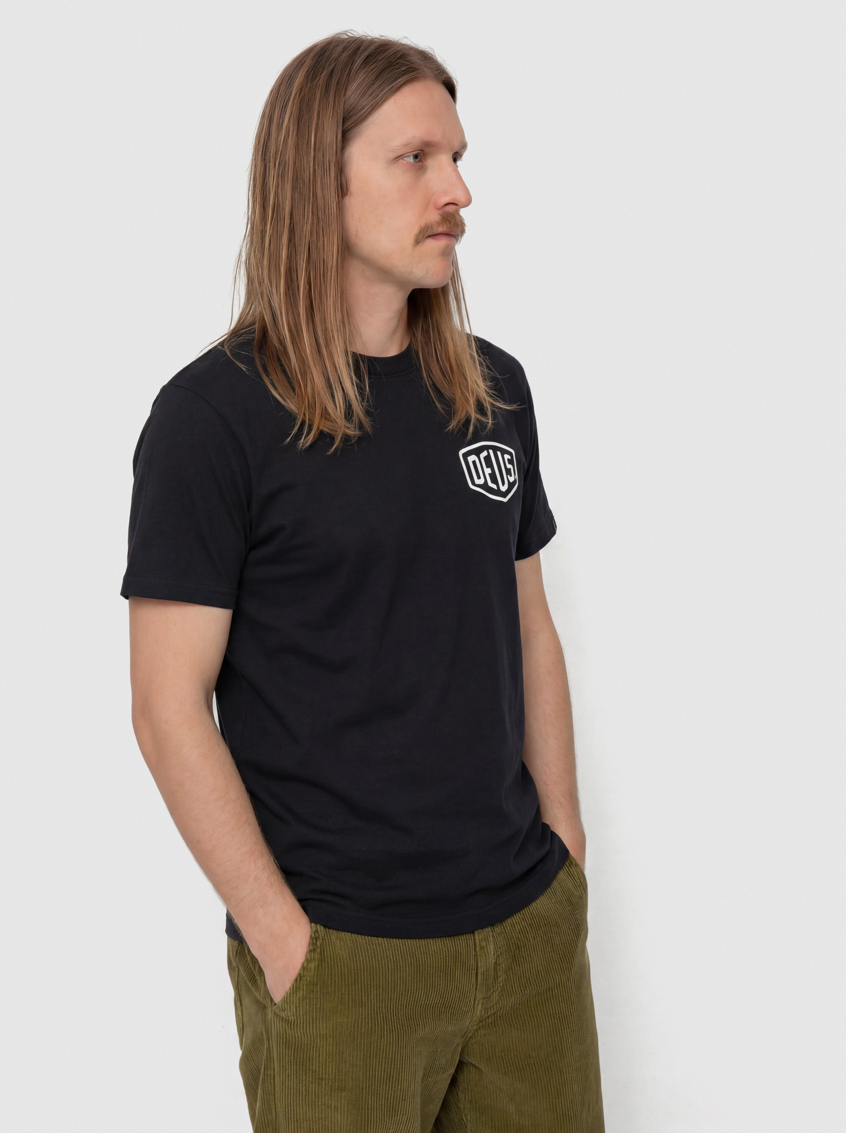 Tricou Deus Ex Machina Carby Pickup (black)