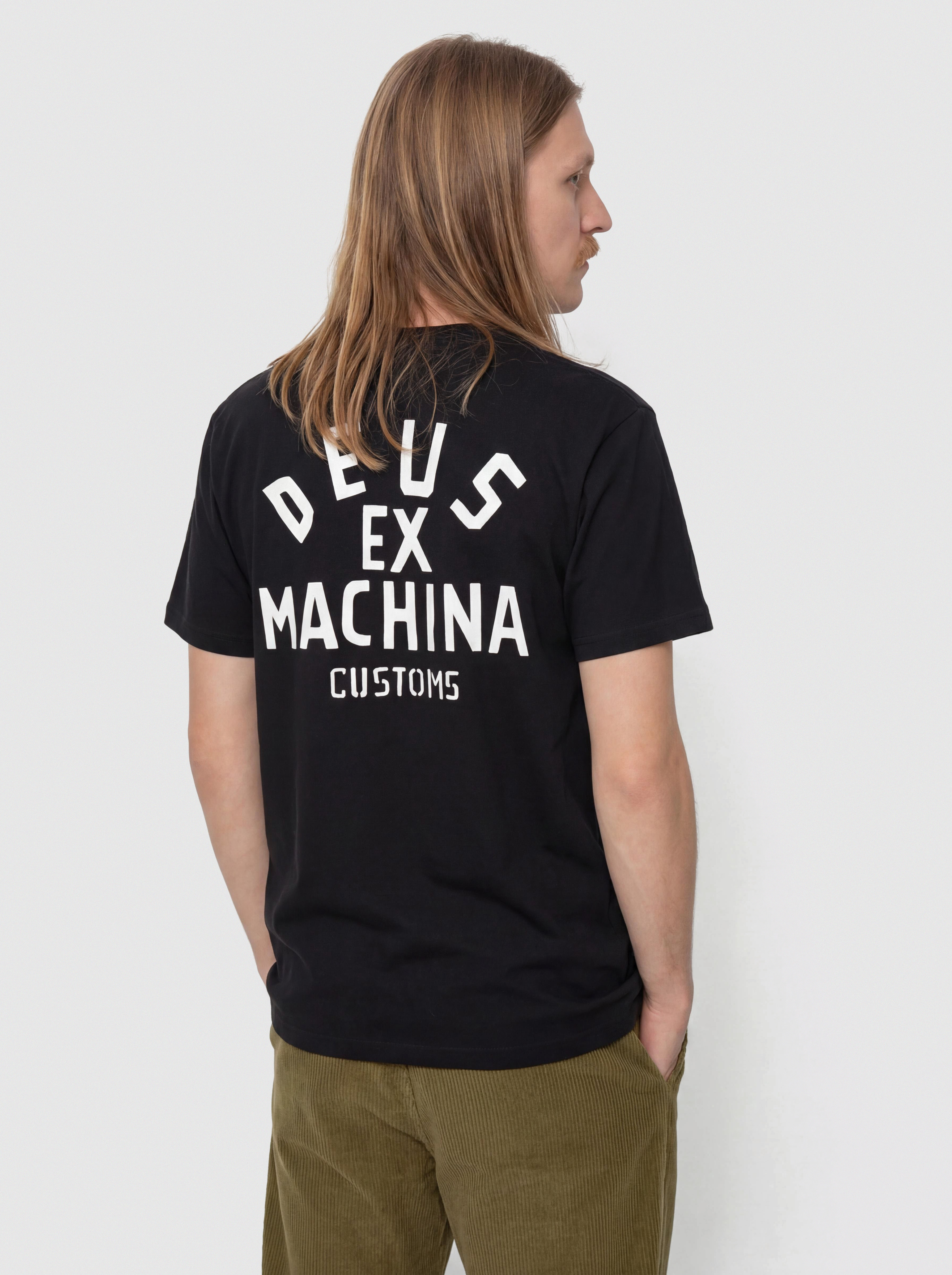 Tricou Deus Ex Machina Pisstin (black)