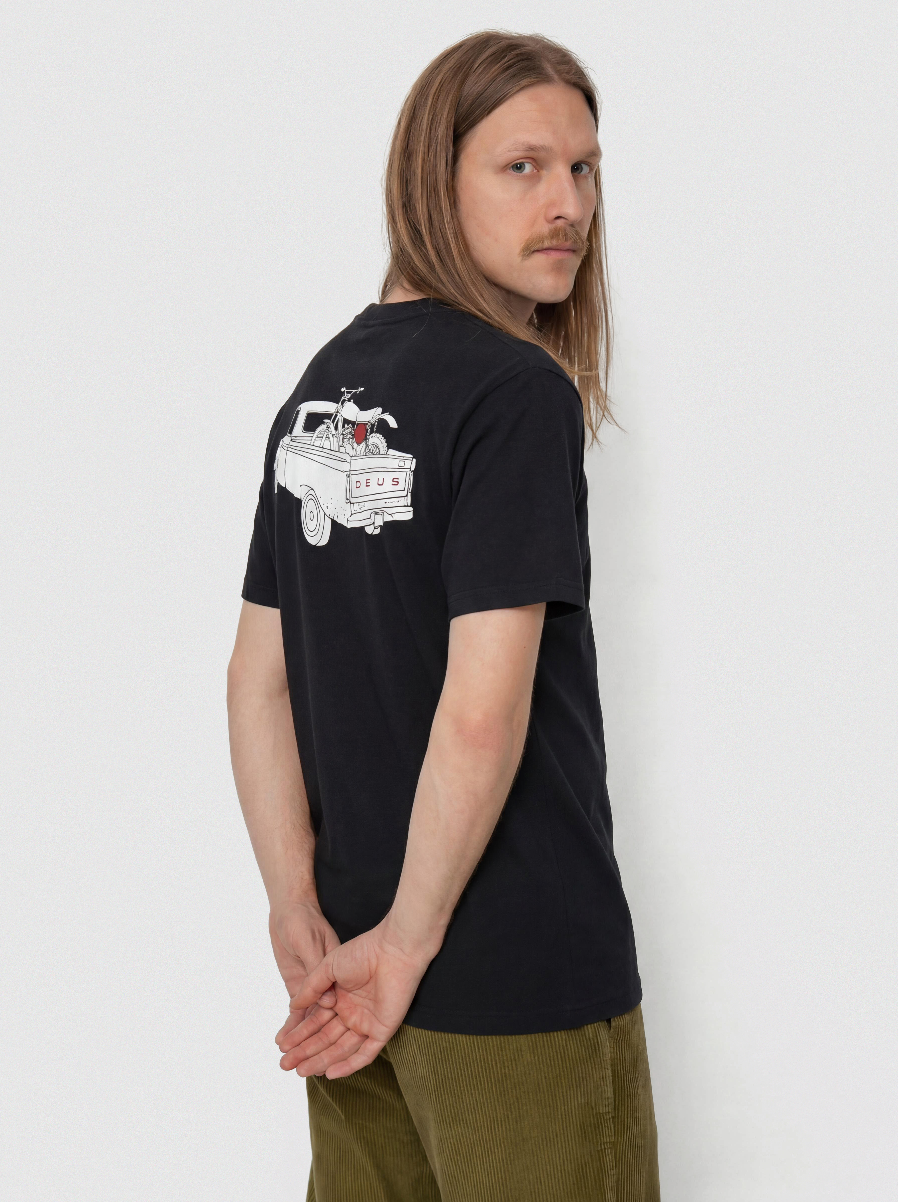 Tricou Deus Ex Machina Carby Pickup (black)