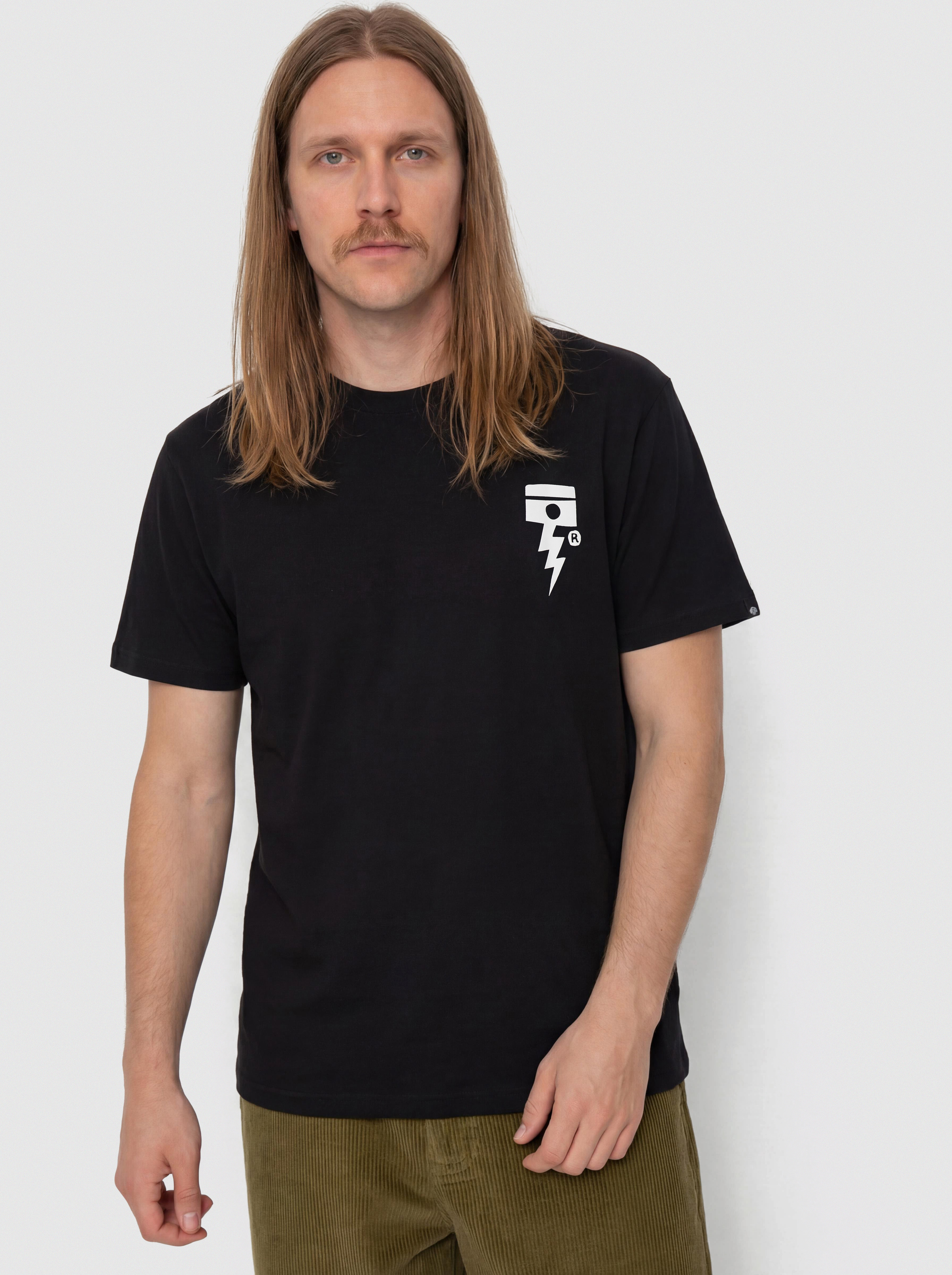 Tricou Deus Ex Machina Pisstin (black)