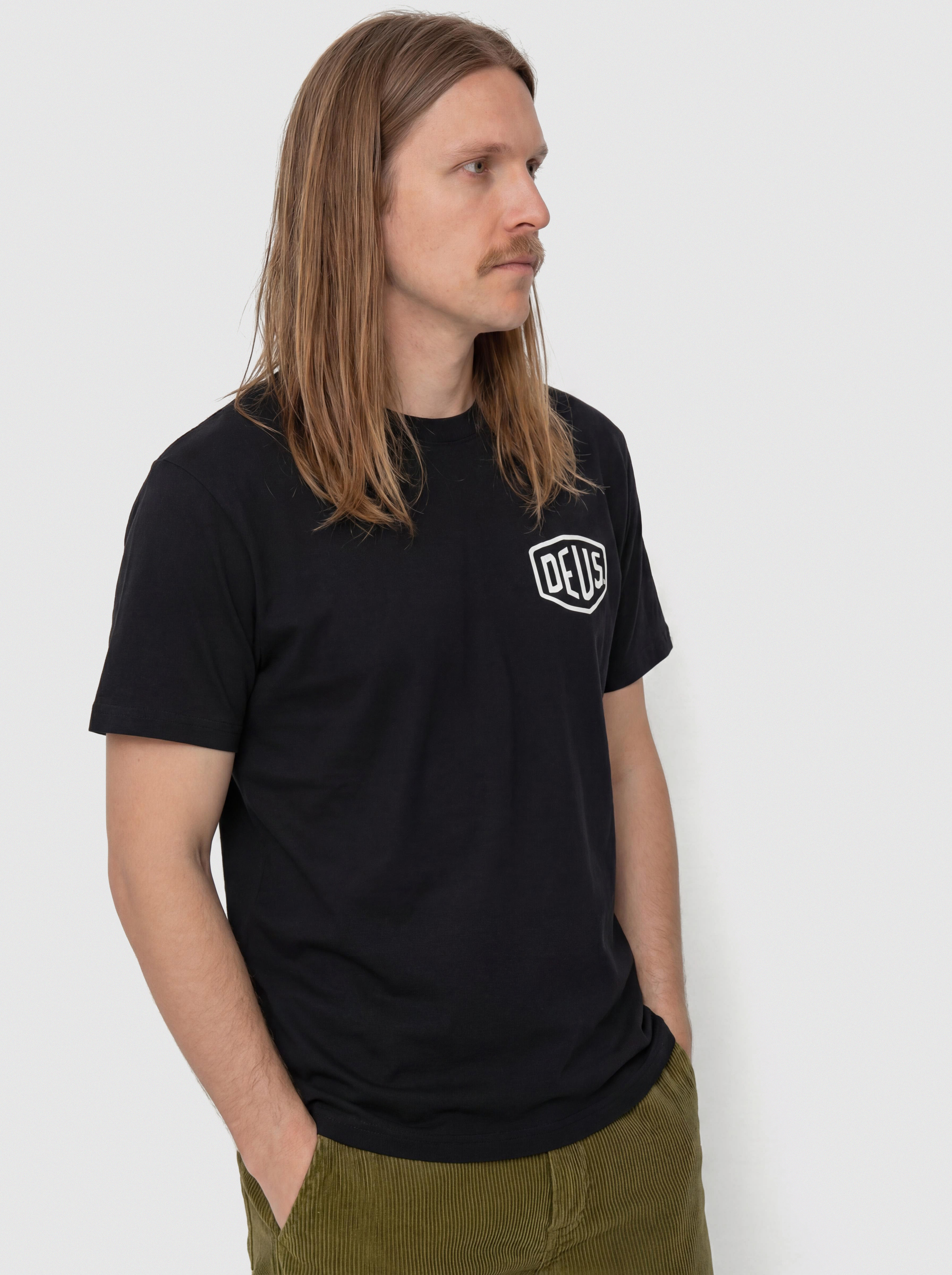 Tricou Deus Ex Machina Frontage (black)