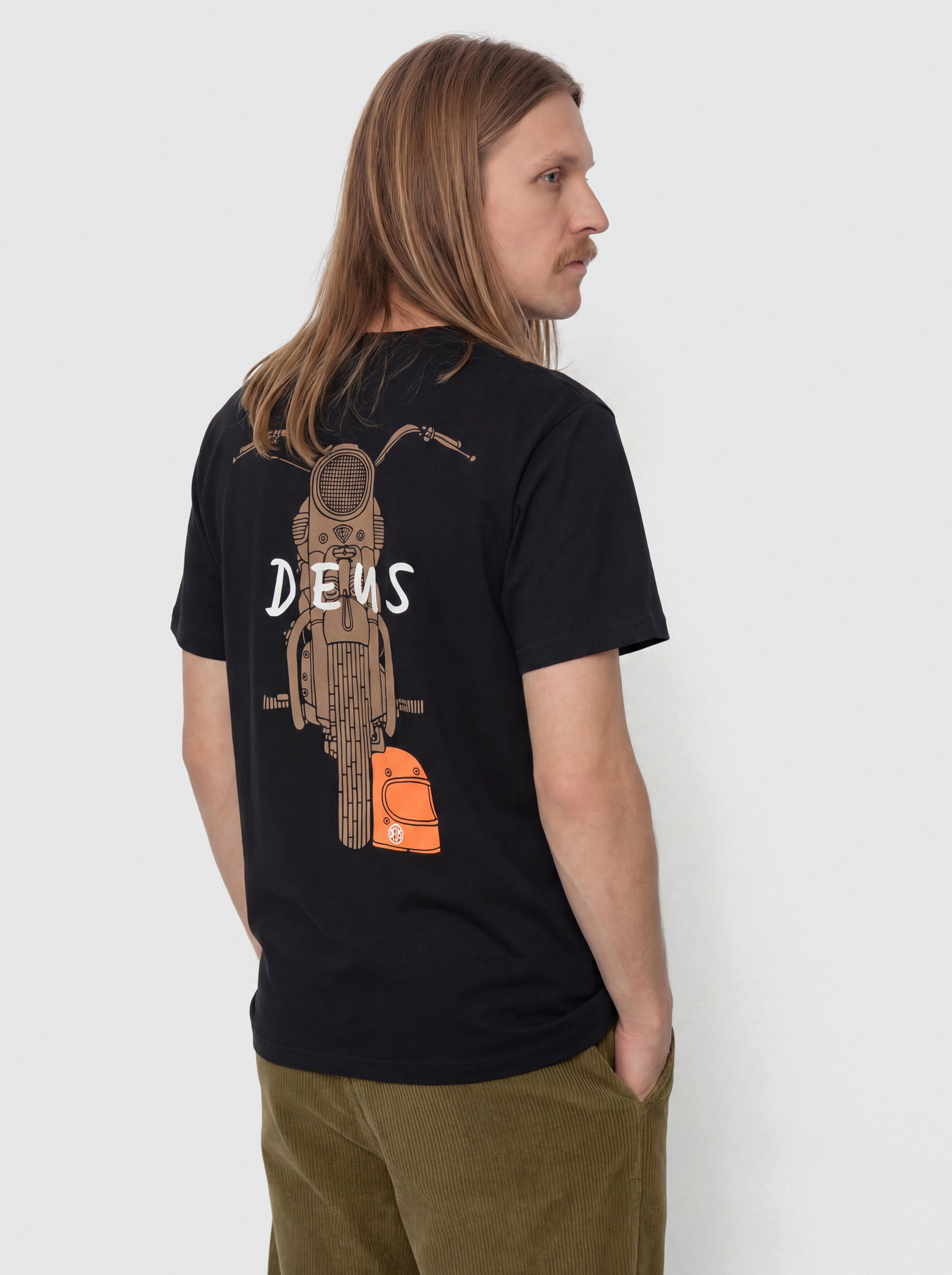 Tricou Deus Ex Machina Frontage (black)