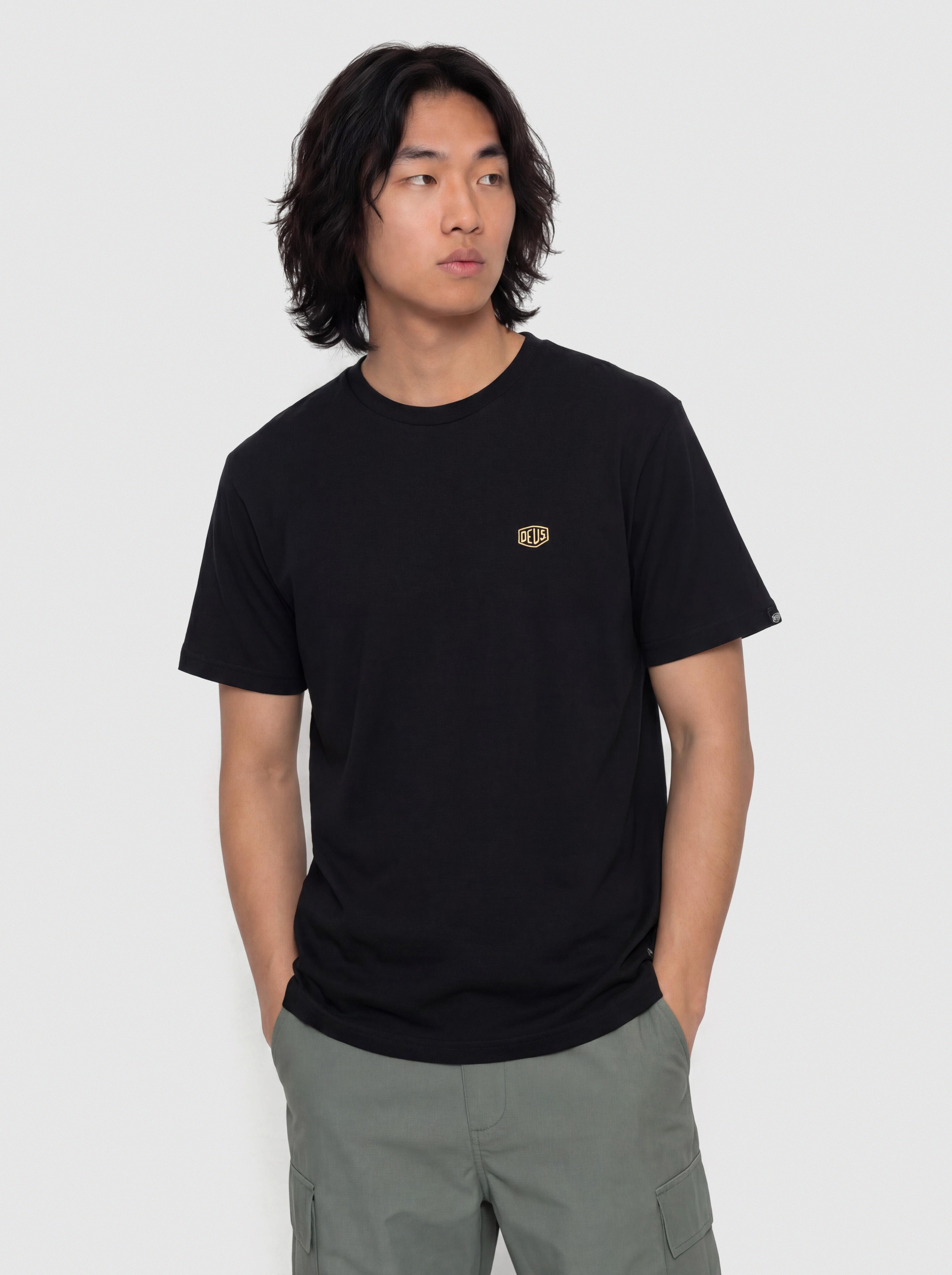 Tricou Deus Ex Machina Shield Standard (black)