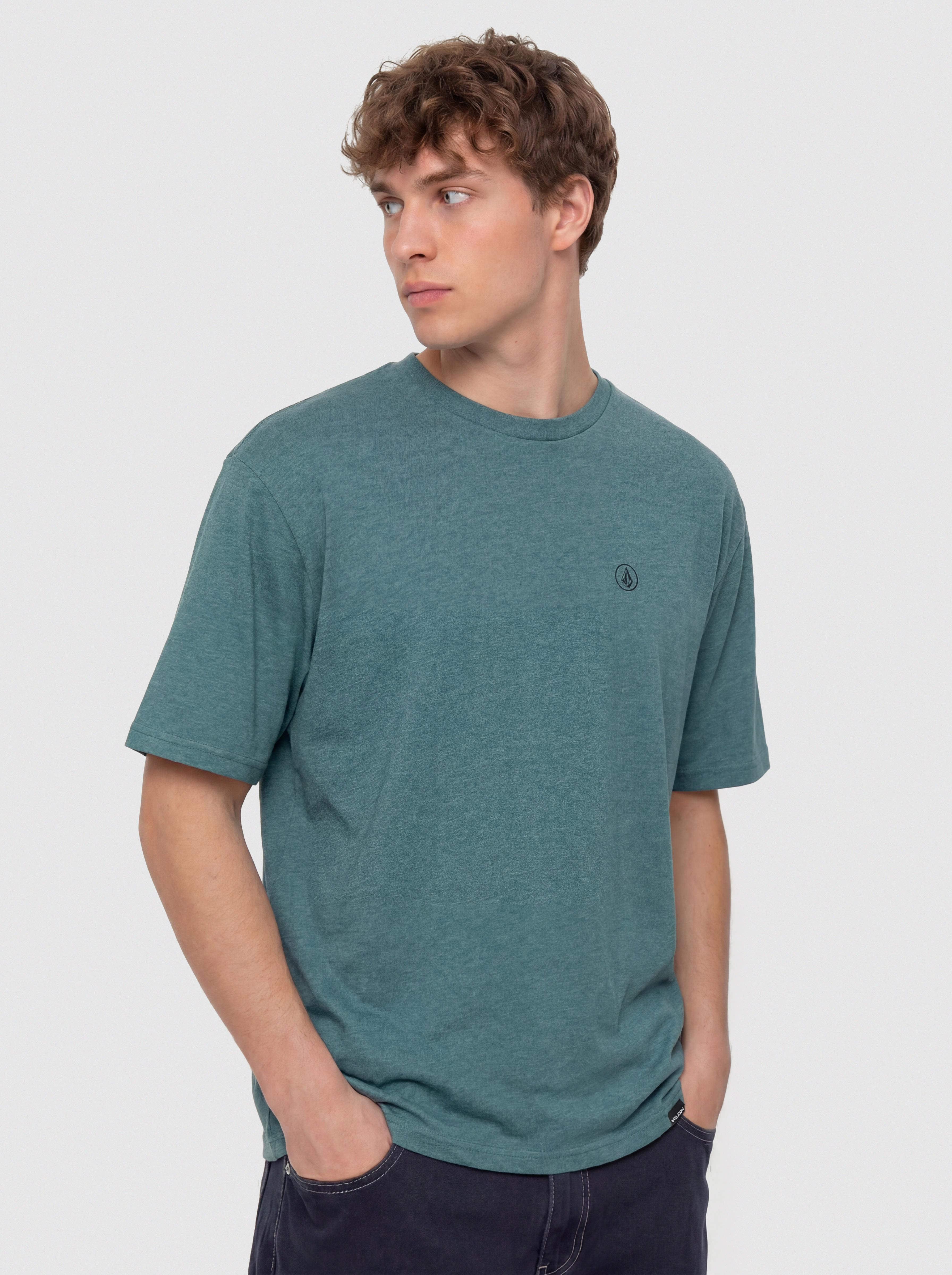 Tricou Volcom Circle Blanks Hth (rifle green)