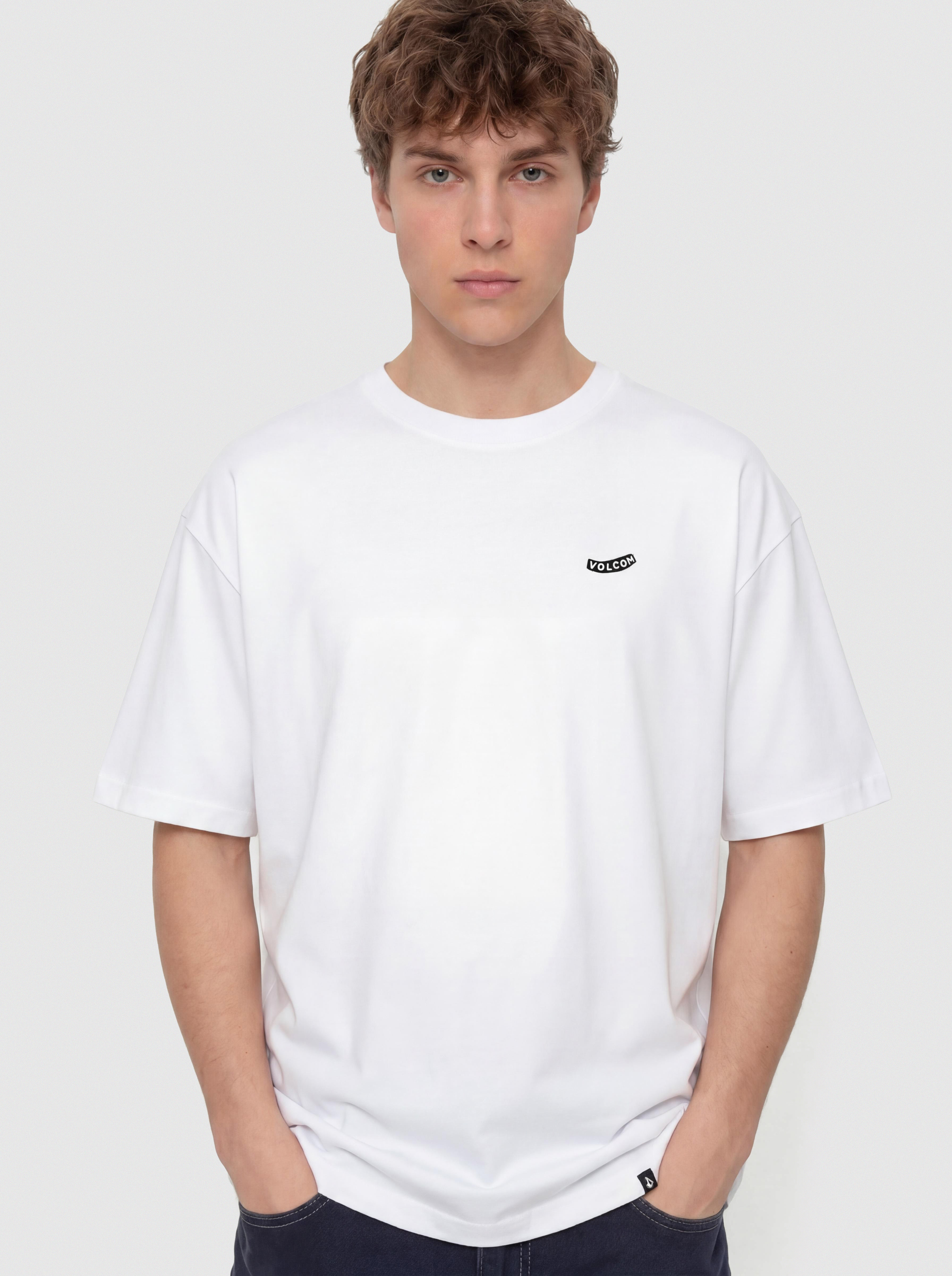 Tricou Volcom Pistol Stone Lse (white)