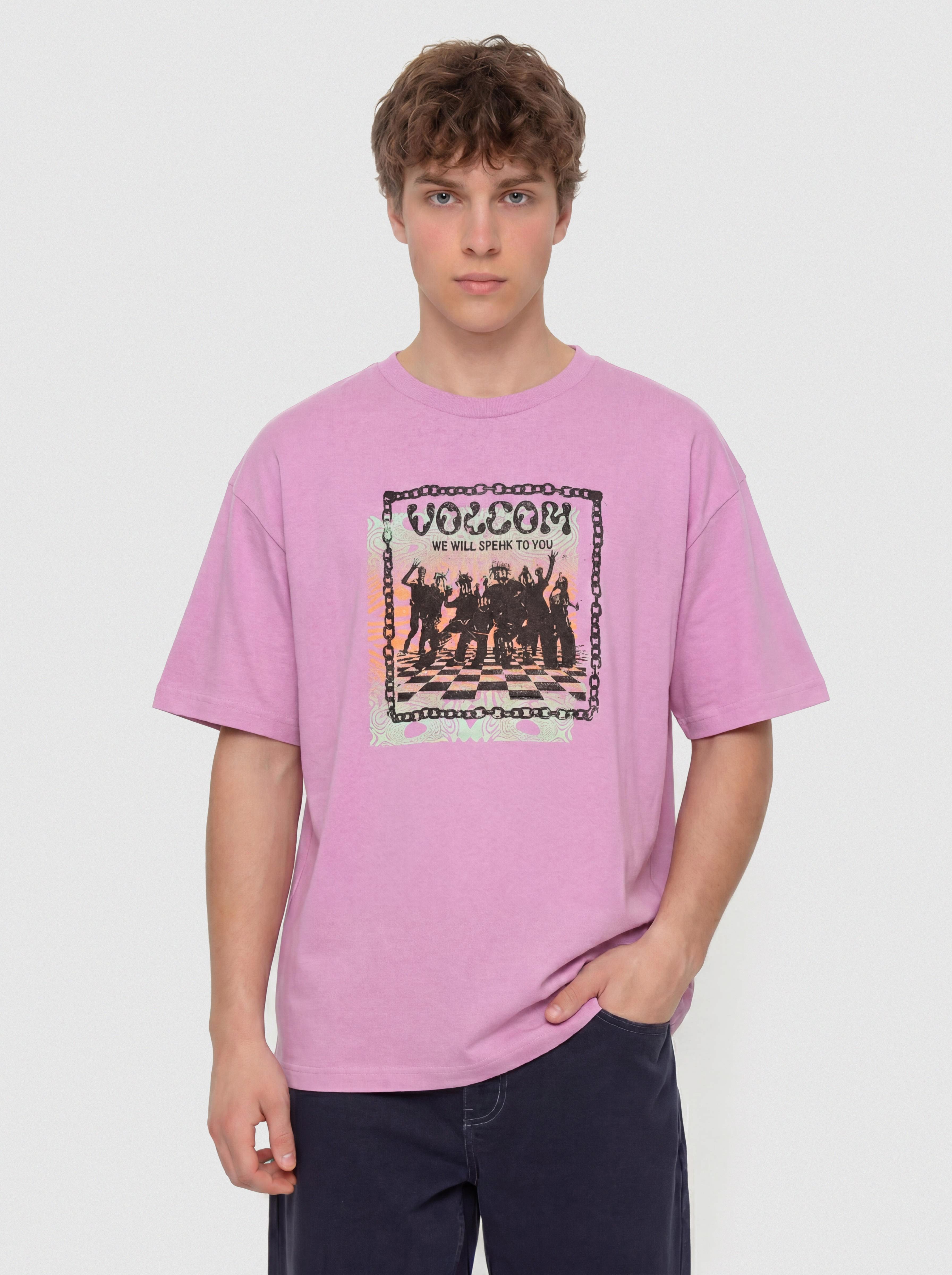 Tricou Volcom Fa F Rygalski (steel purple)