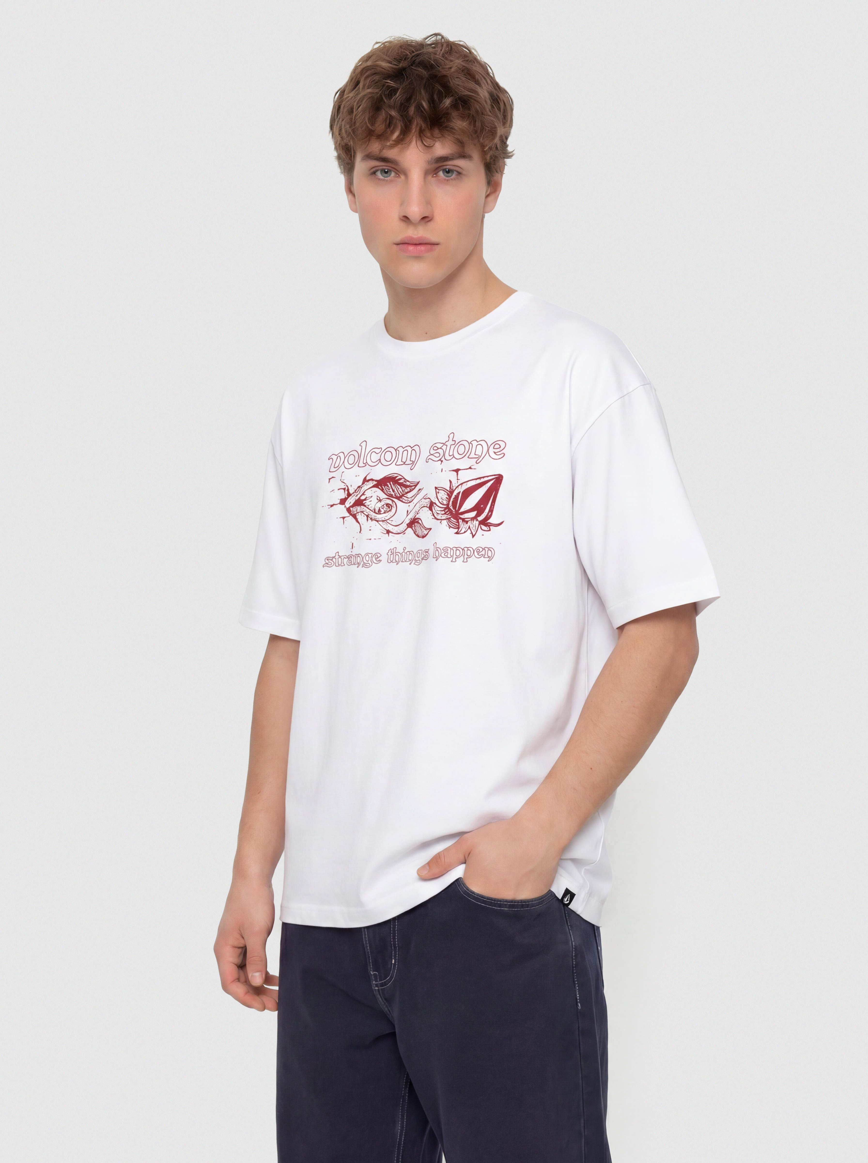 Tricou Volcom Ingrow Lse (white)