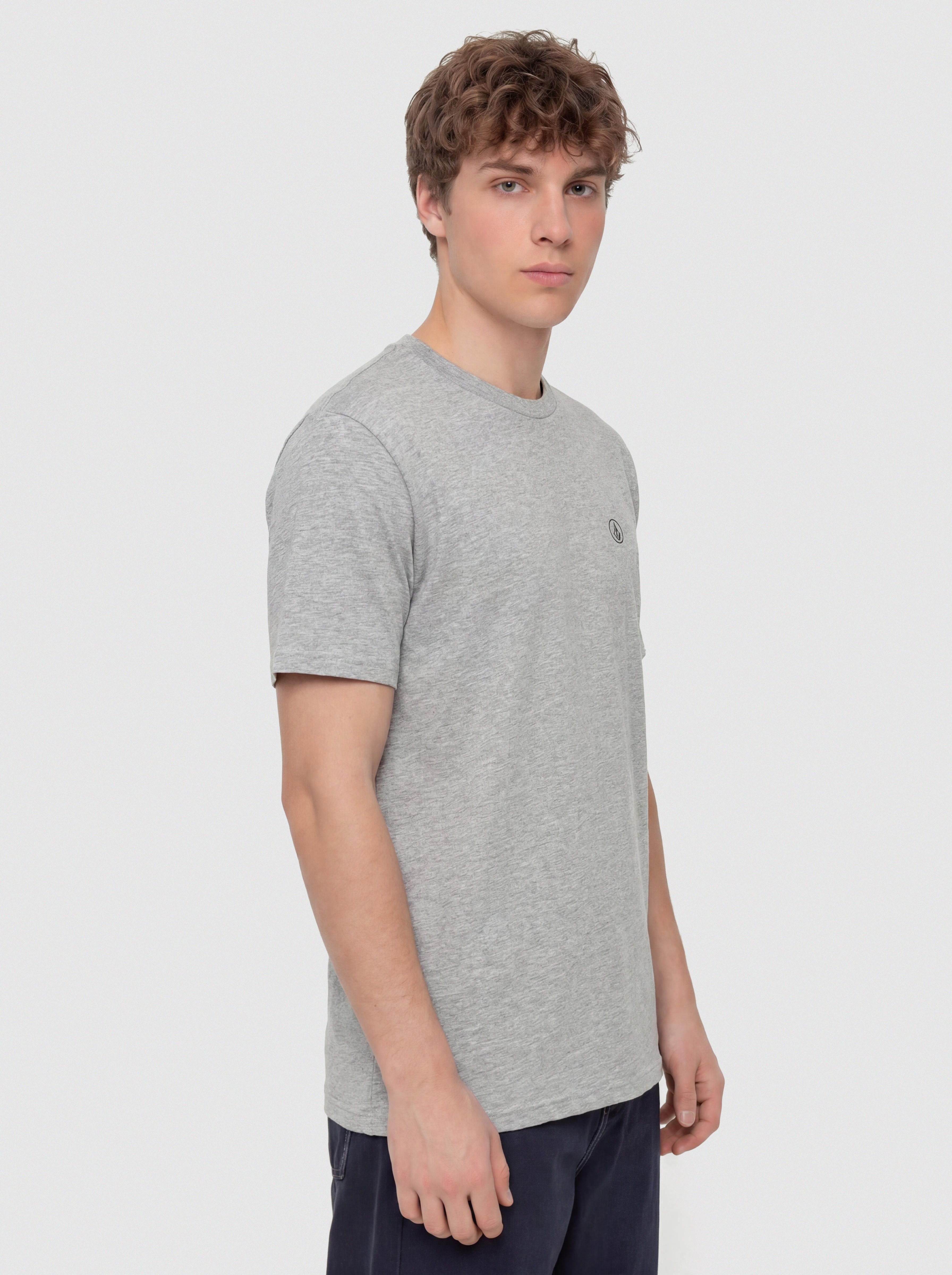 Tricou Volcom Circle Blanks Hth (heather grey)