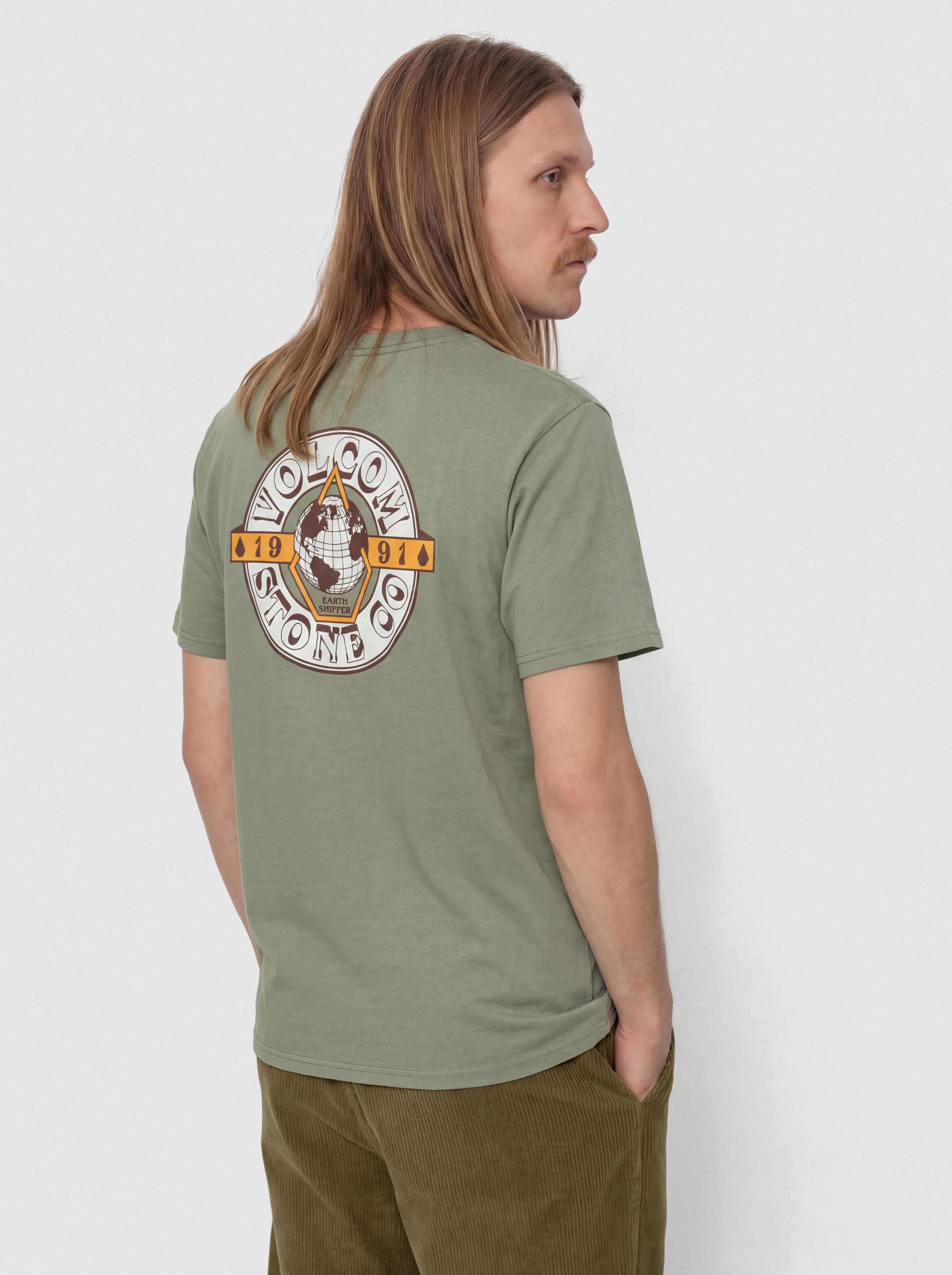 Tricou Volcom Globular (brolive)