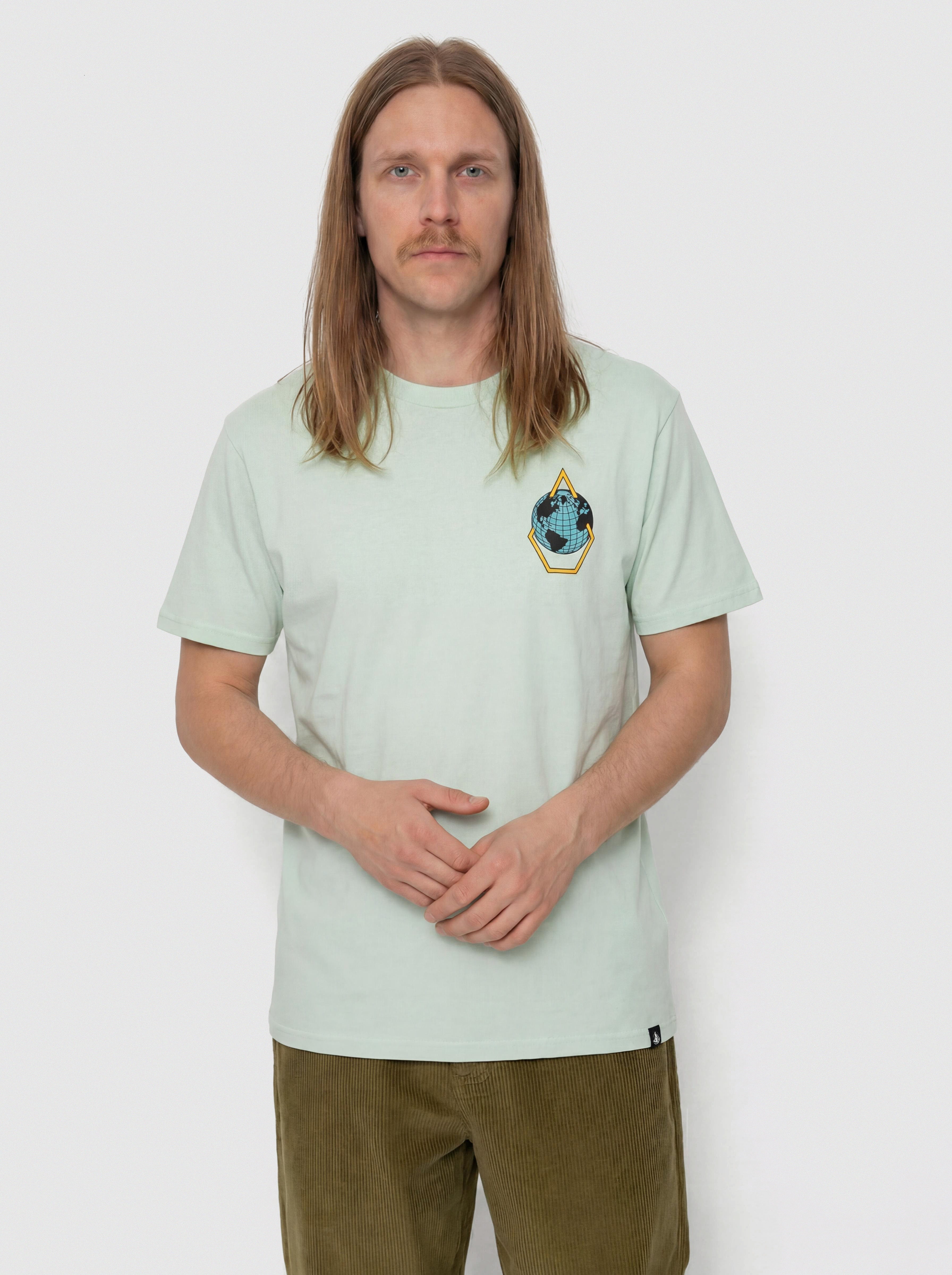 Tricou Volcom Globular (pale aqua)