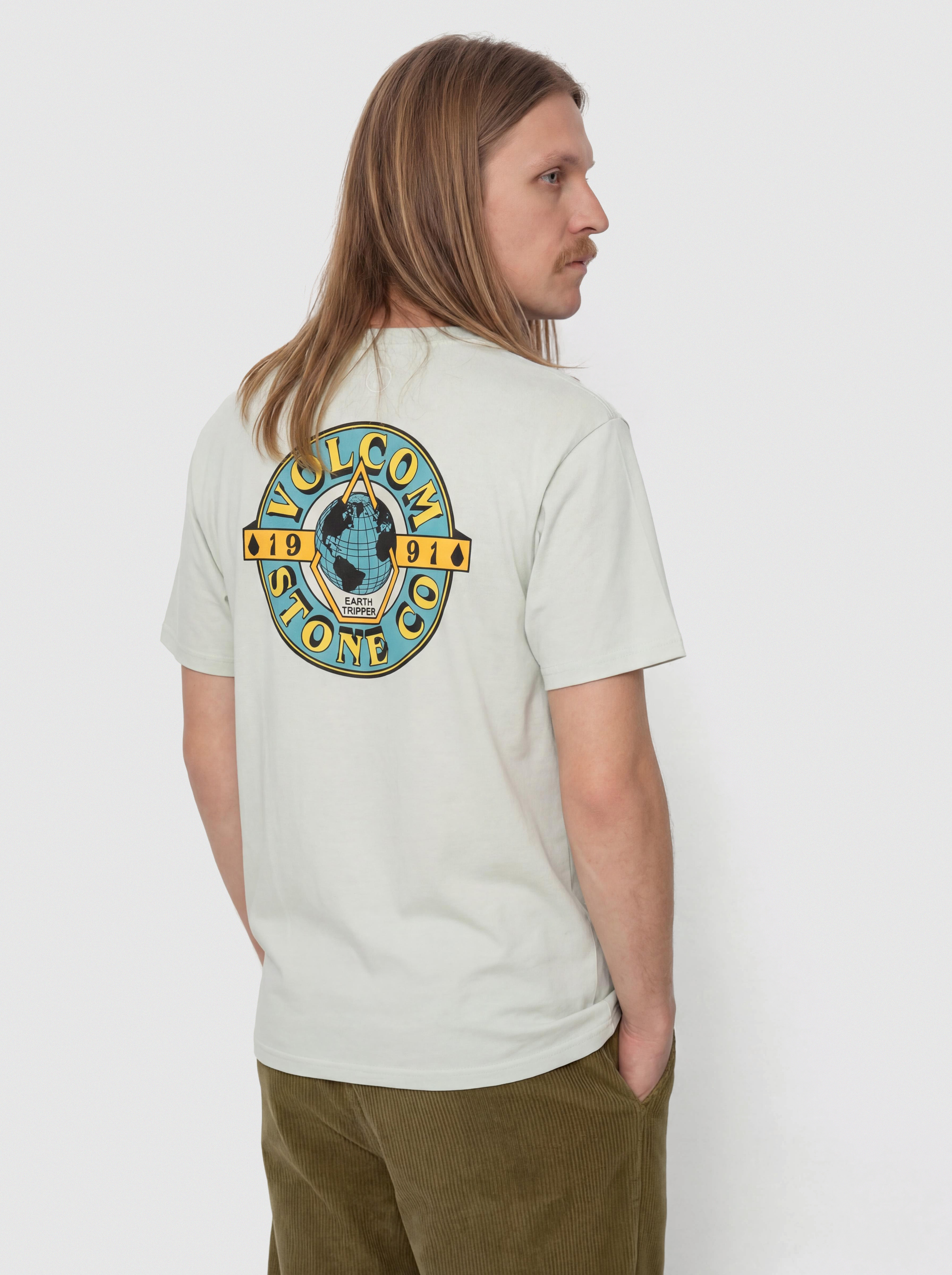Tricou Volcom Globular (pale aqua)