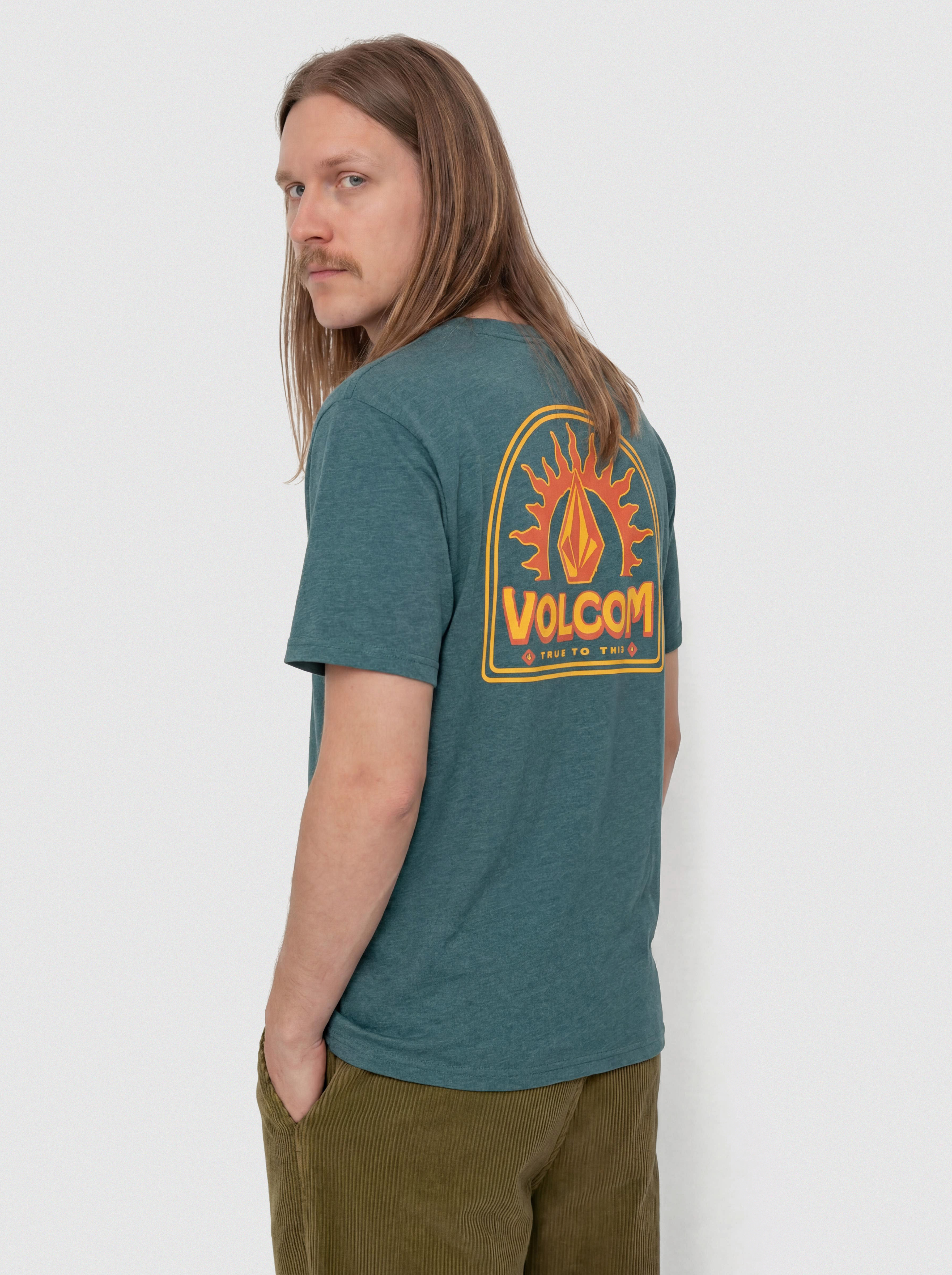Tricou Volcom Solstice Hth (rifle green)