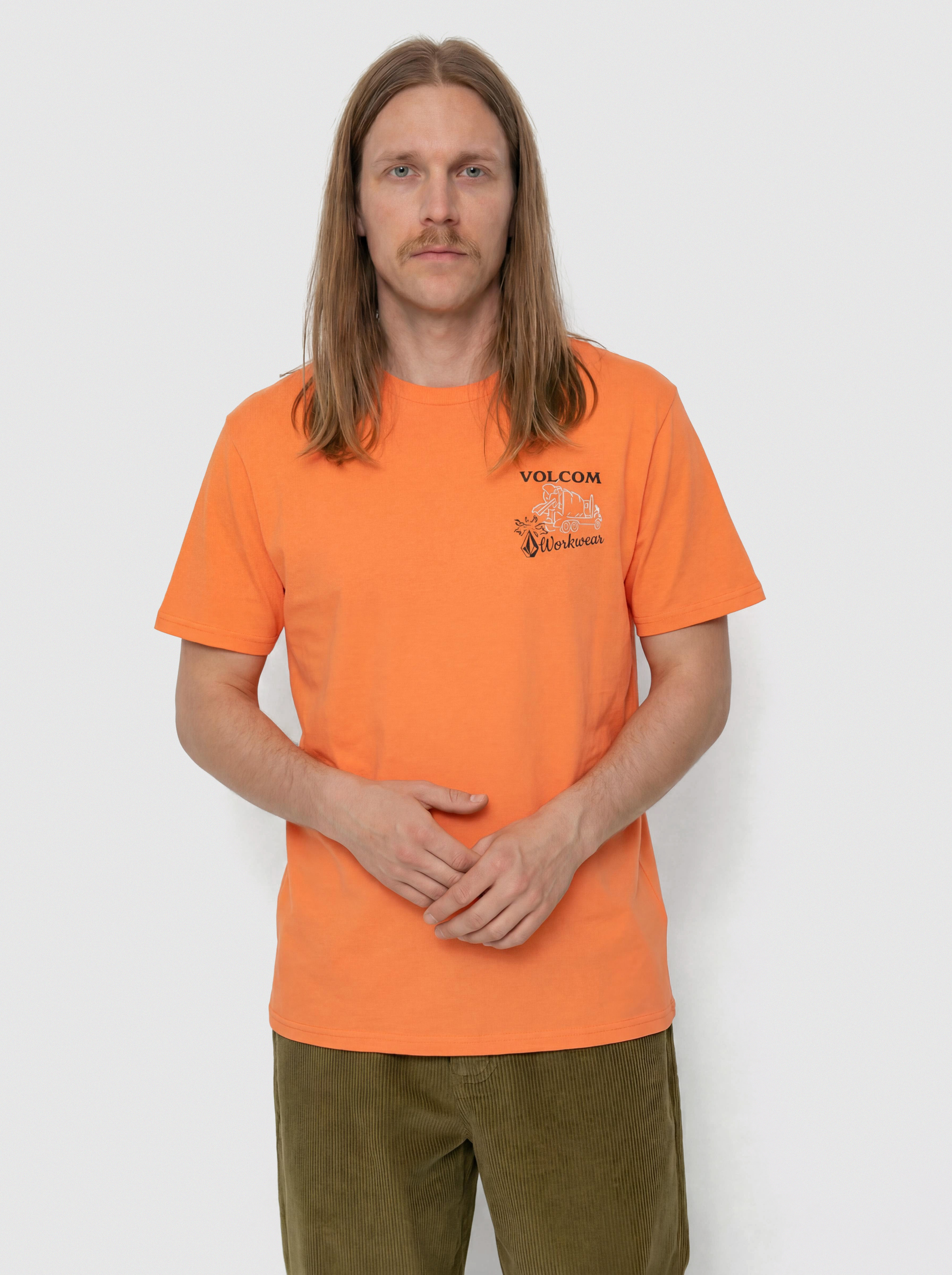 Tricou Volcom Pour Choices Bsc (neon orange)