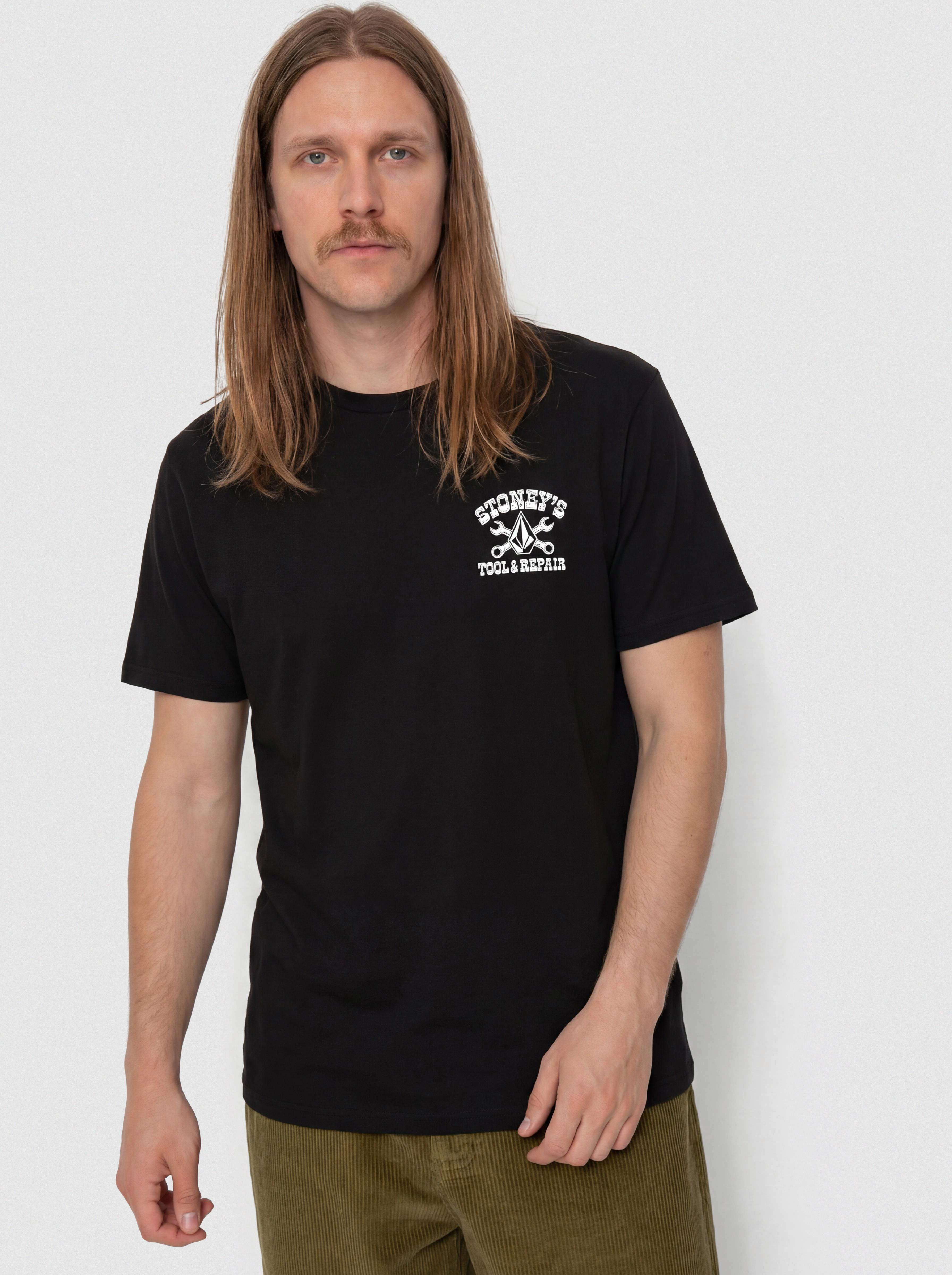Tricou Volcom Stoneys Bsc (black)