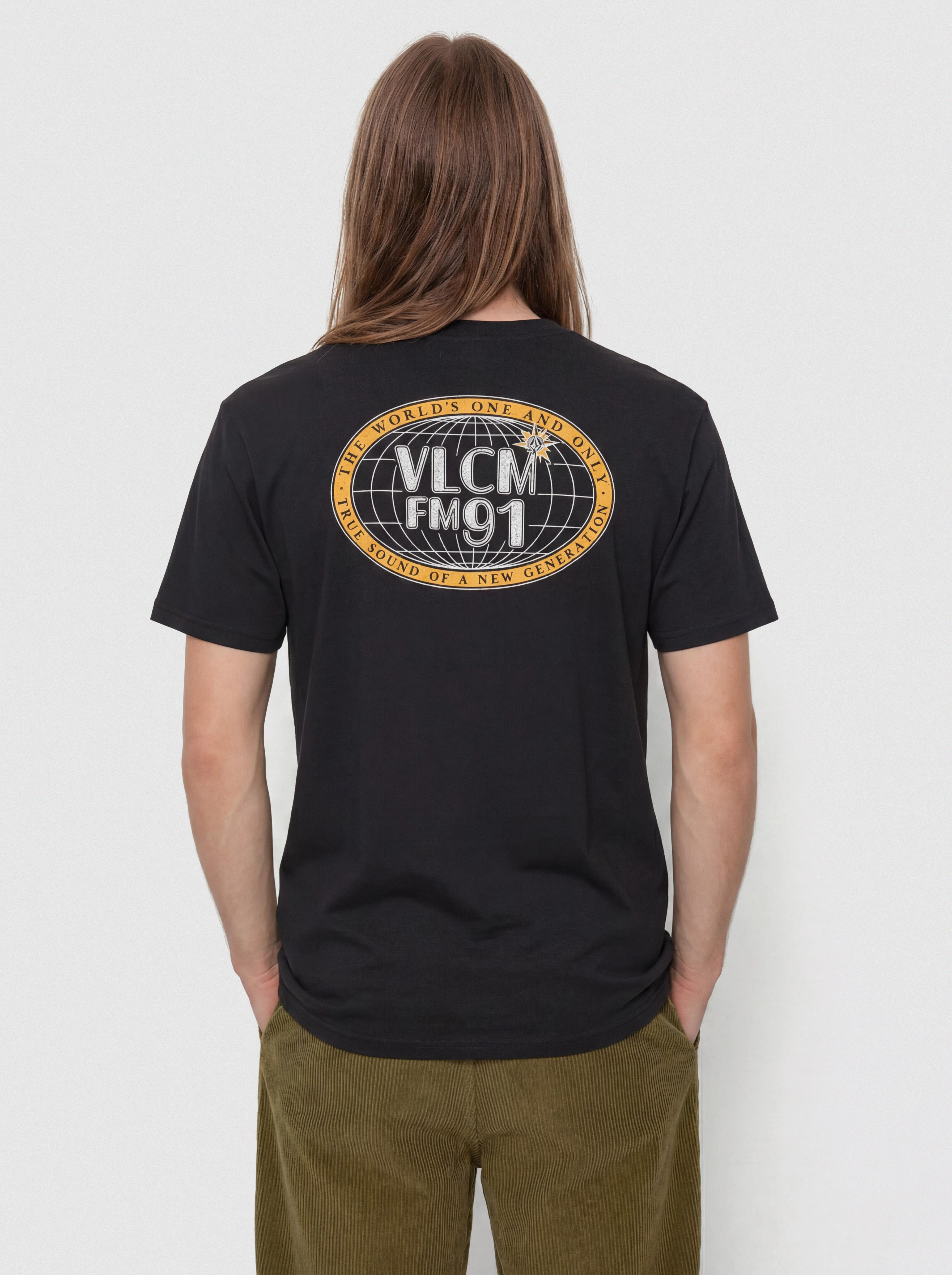 Tricou Volcom Tune In (antique black)
