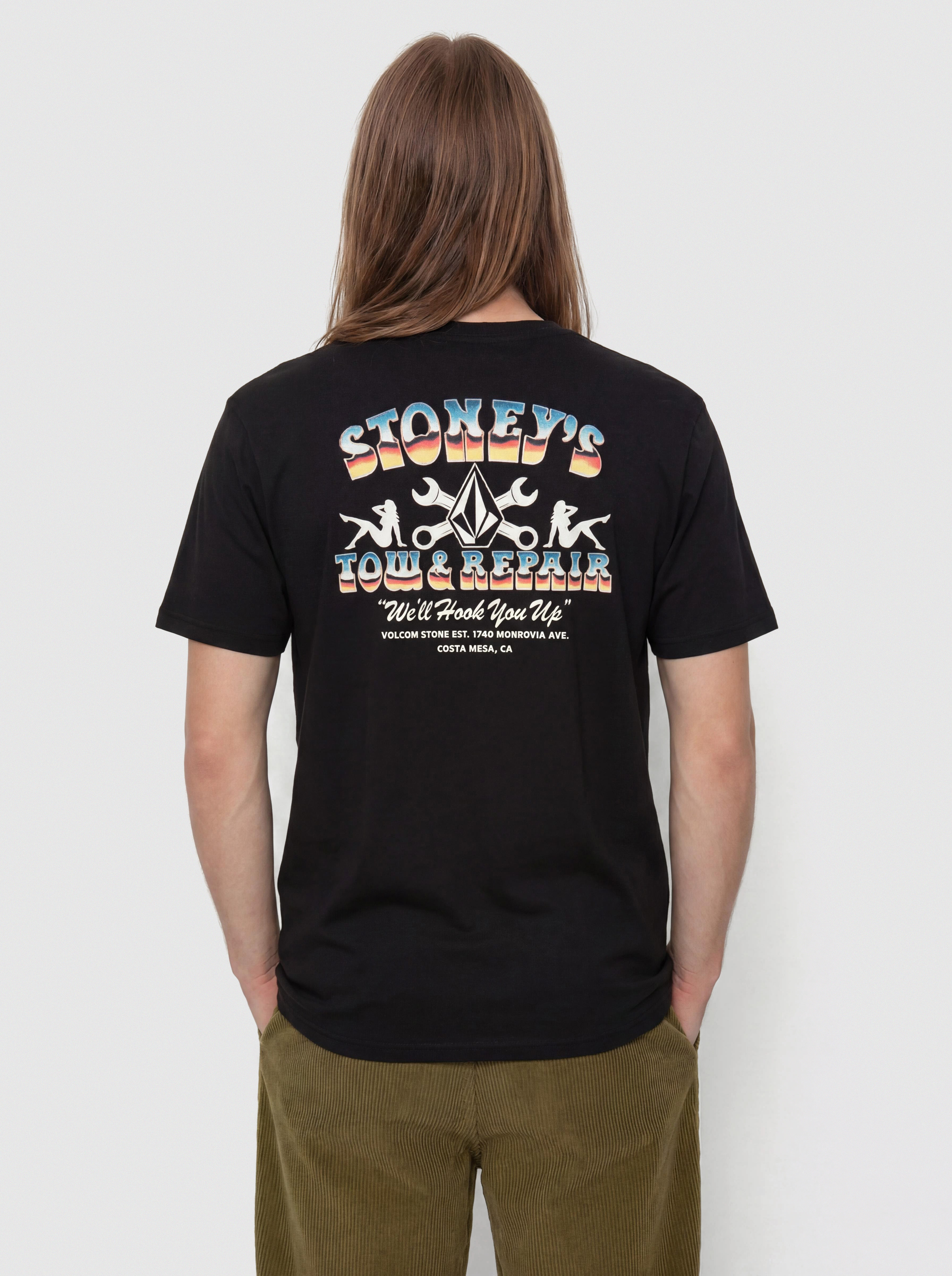 Tricou Volcom Stoneys Bsc (black)