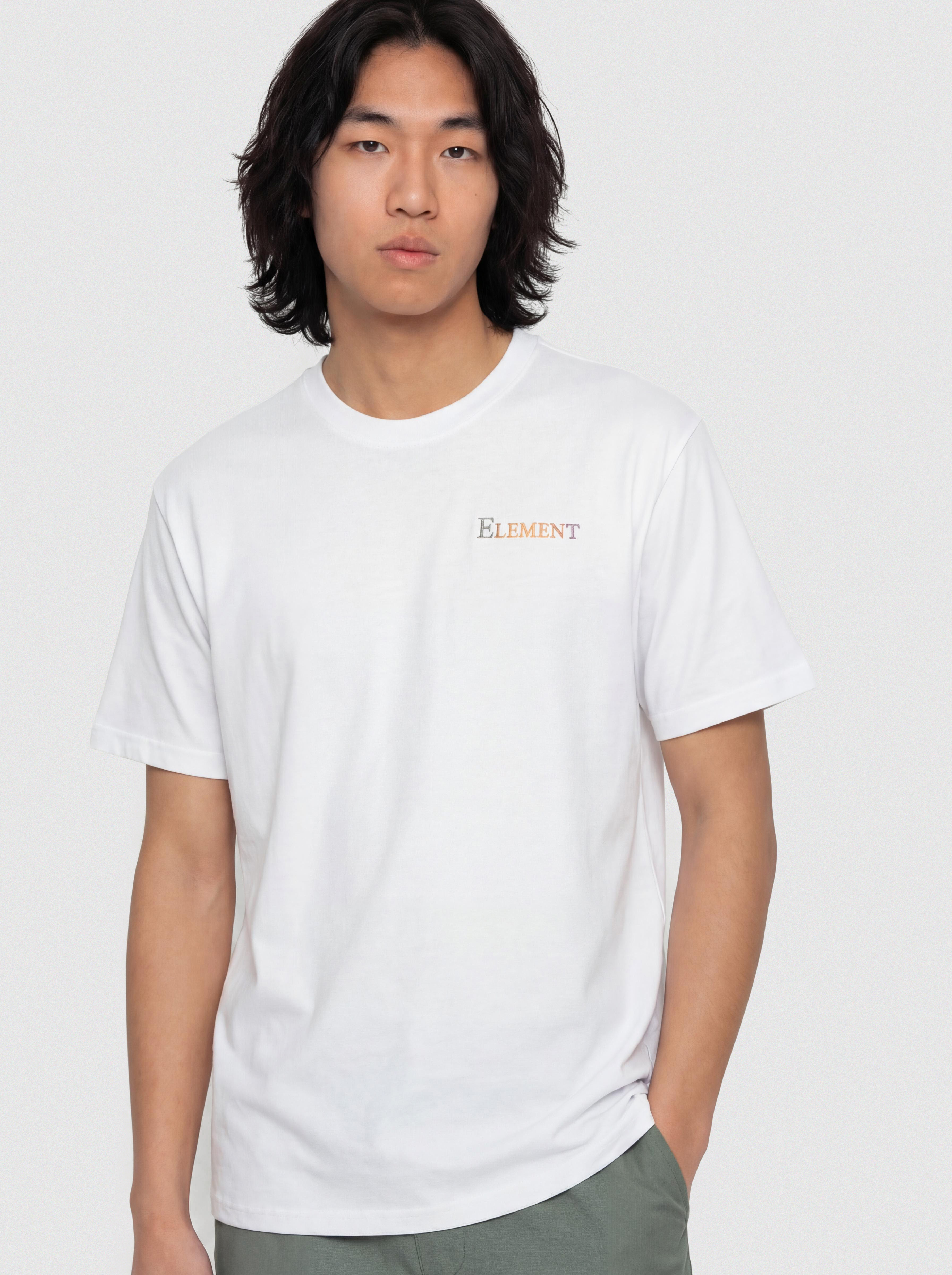 Tricou Element Tree Icon (optic white)