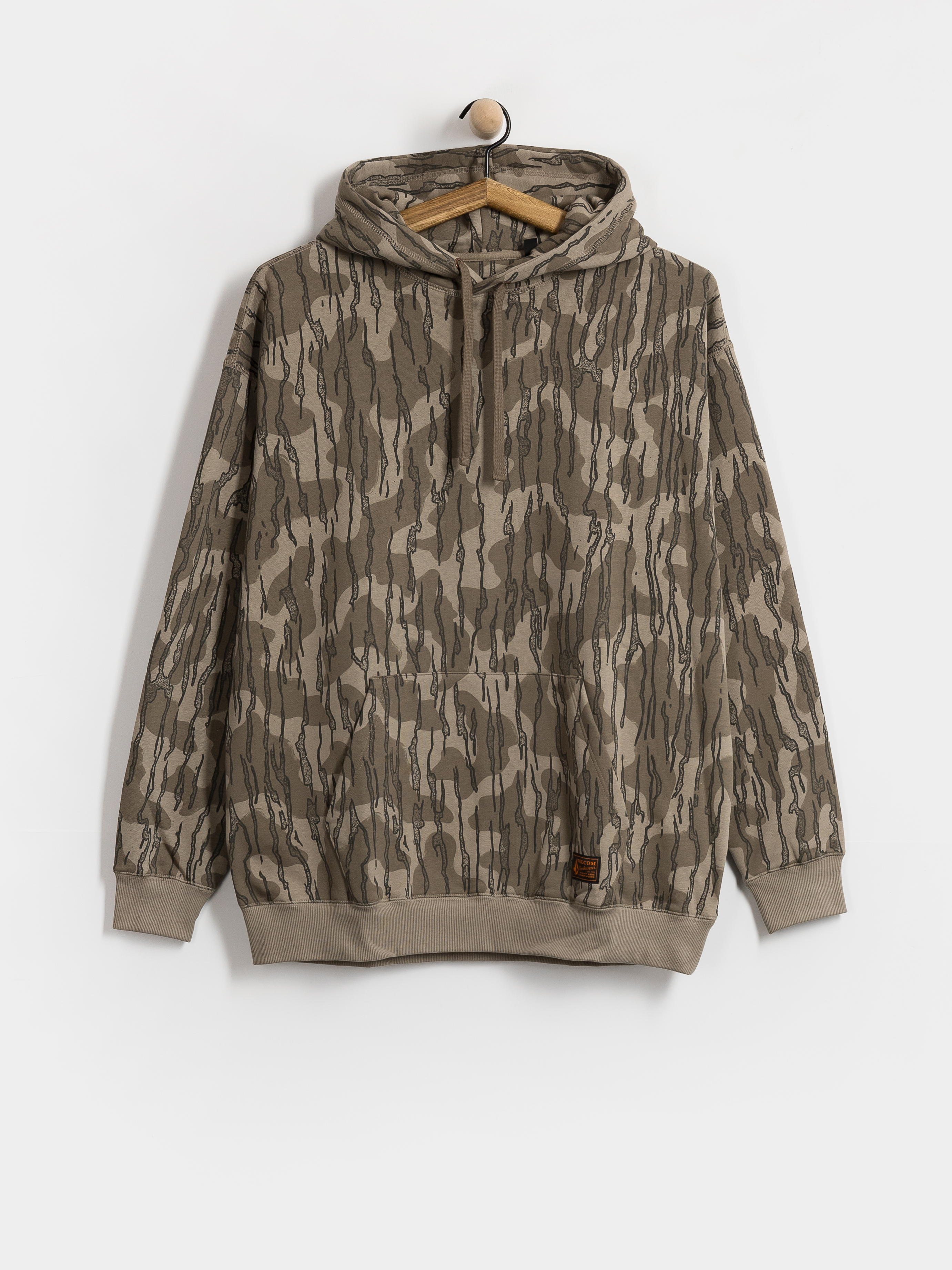 Hanorac cu glugă Volcom Operators HD (brindle)