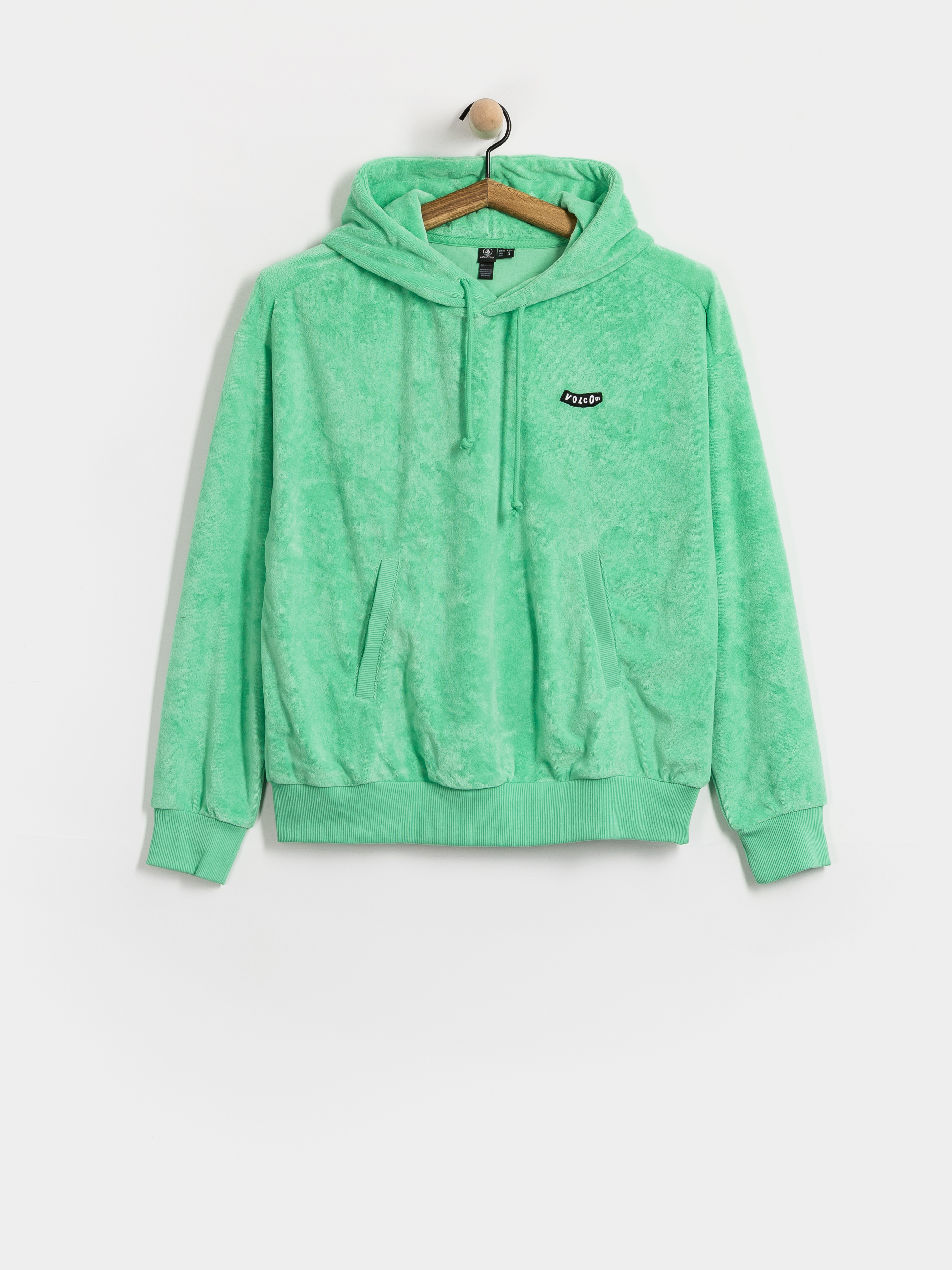 Hanorac cu glugă Volcom Sweeterry HD Wmn (jade)