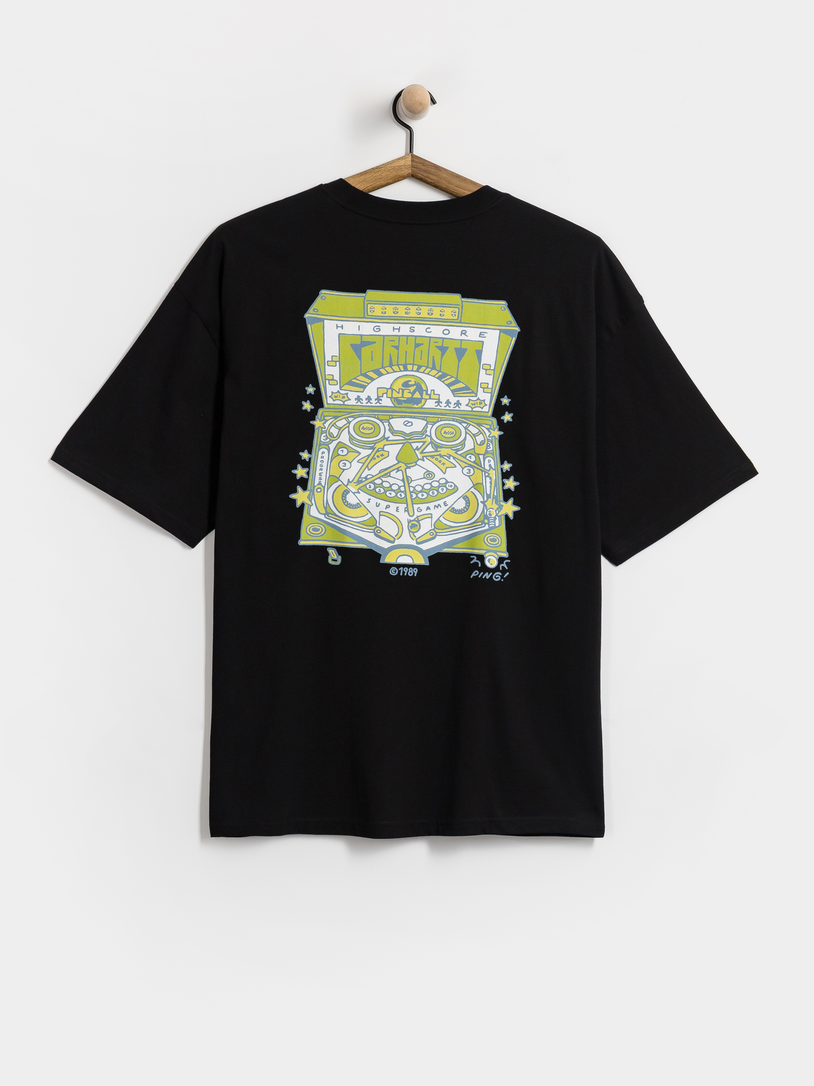 Tricou Carhartt WIP Pinball (black)