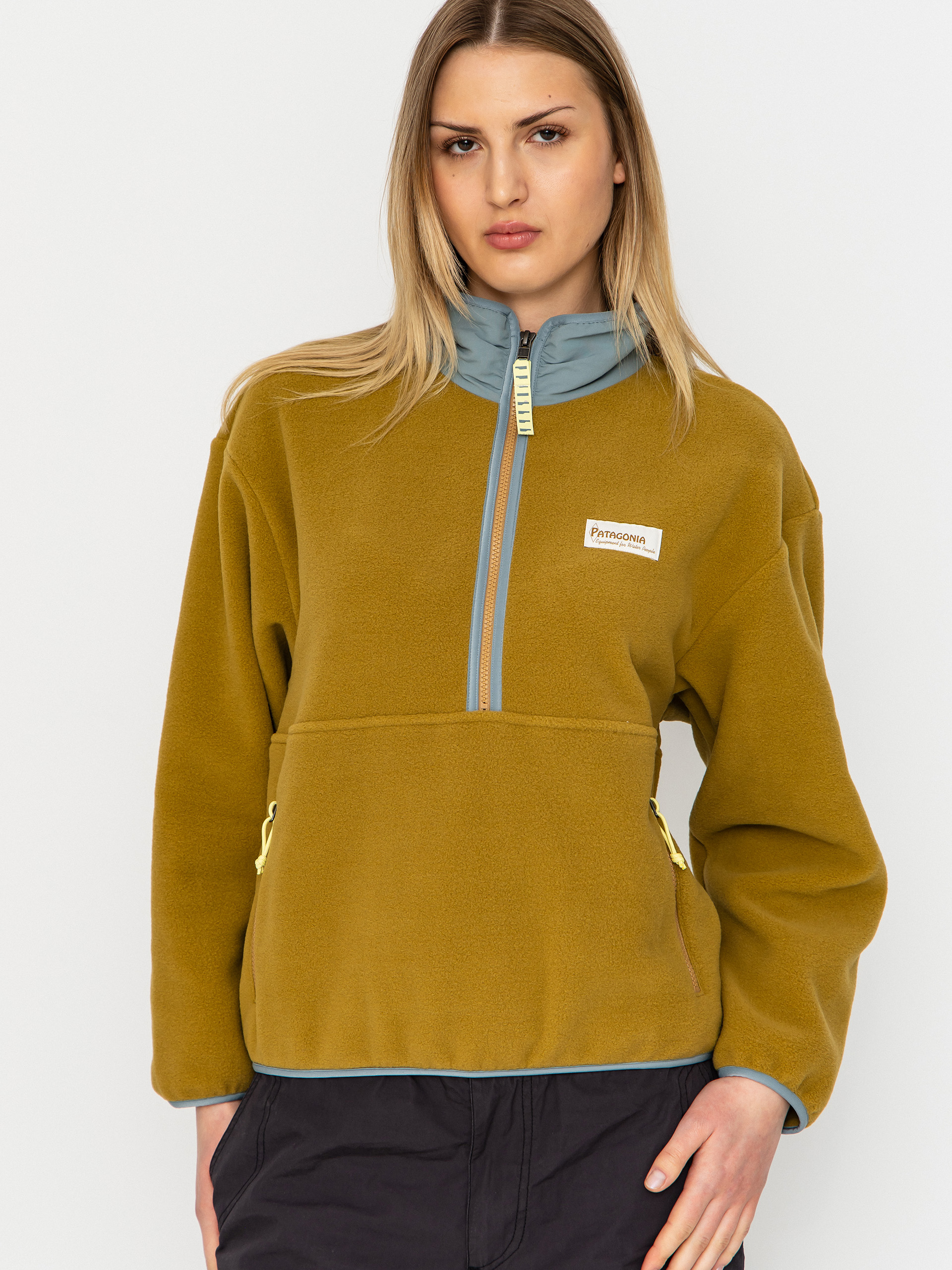 Hanorac din fleece Patagonia Synchilla Marsupial Wmn (bobcat brown)