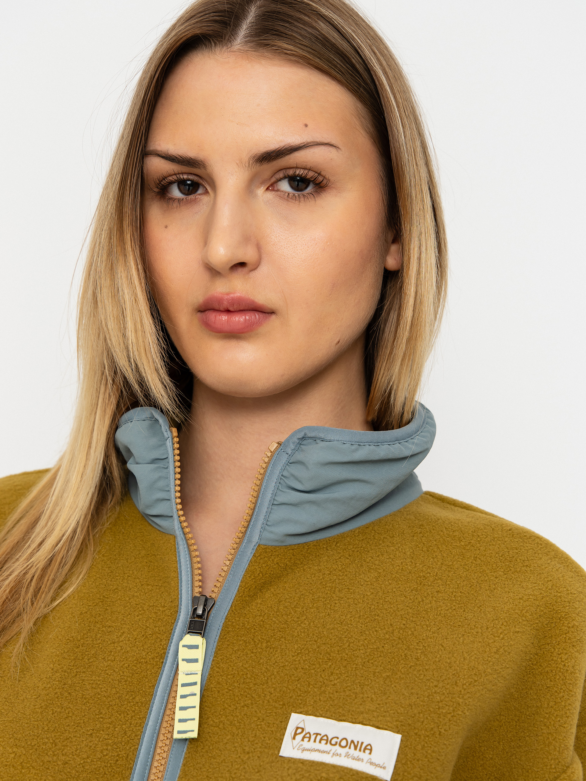 Pentru femei Hanorac din fleece Patagonia Synchilla Marsupial (bobcat brown)