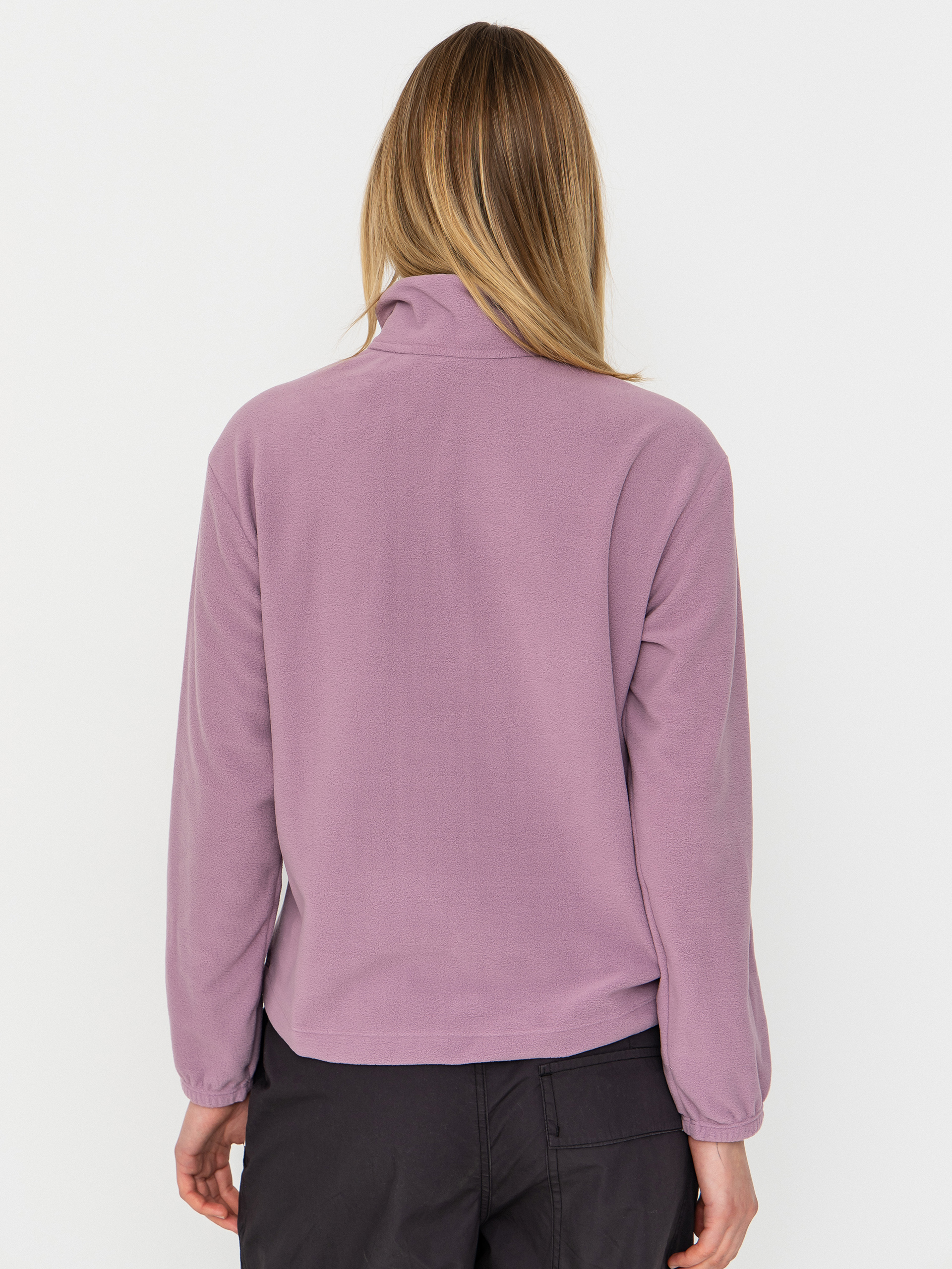 Pentru femei Hanorac din fleece Patagonia Micro D 1/2 Zip (light violet)