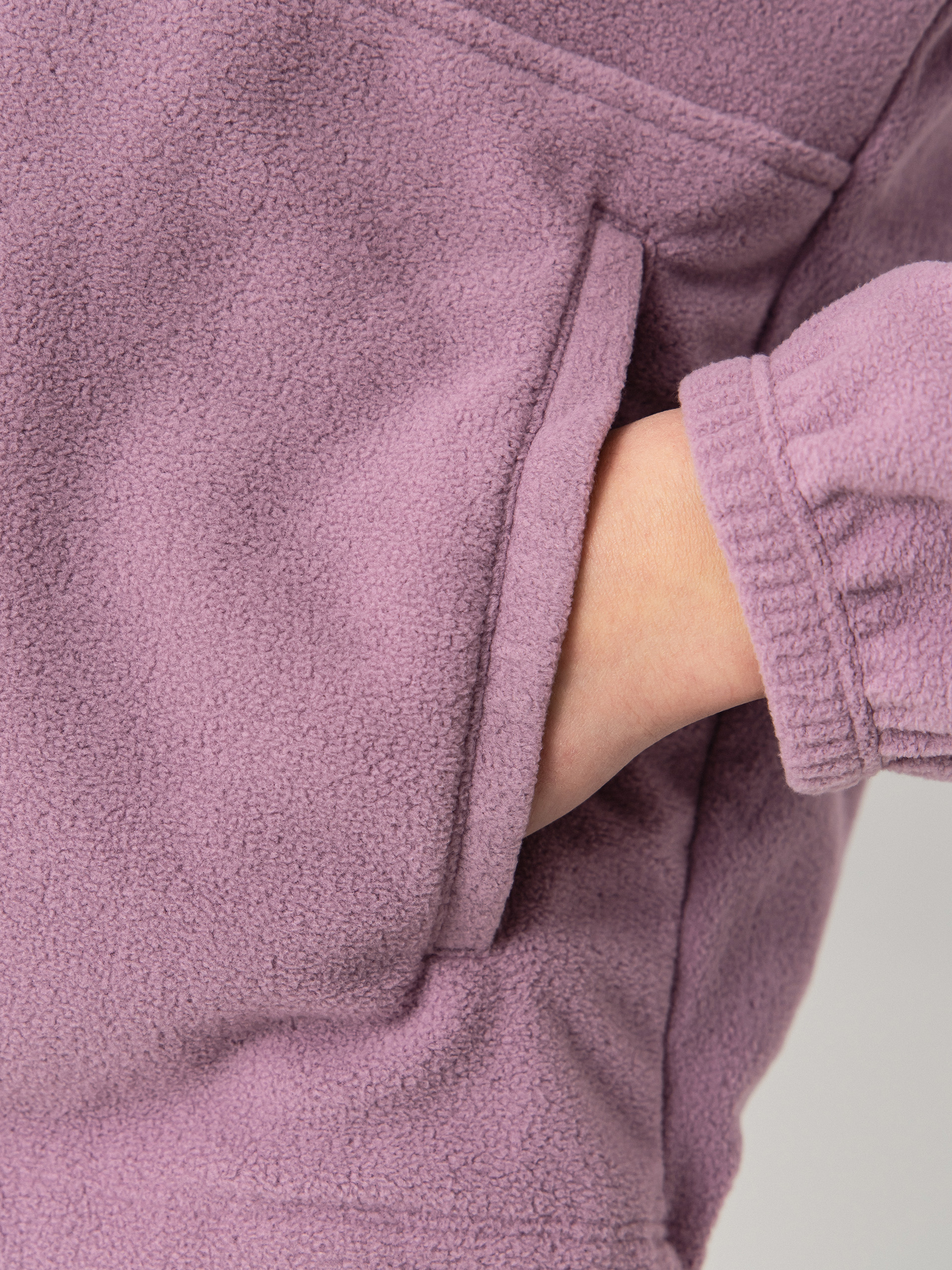 Pentru femei Hanorac din fleece Patagonia Micro D 1/2 Zip (light violet)