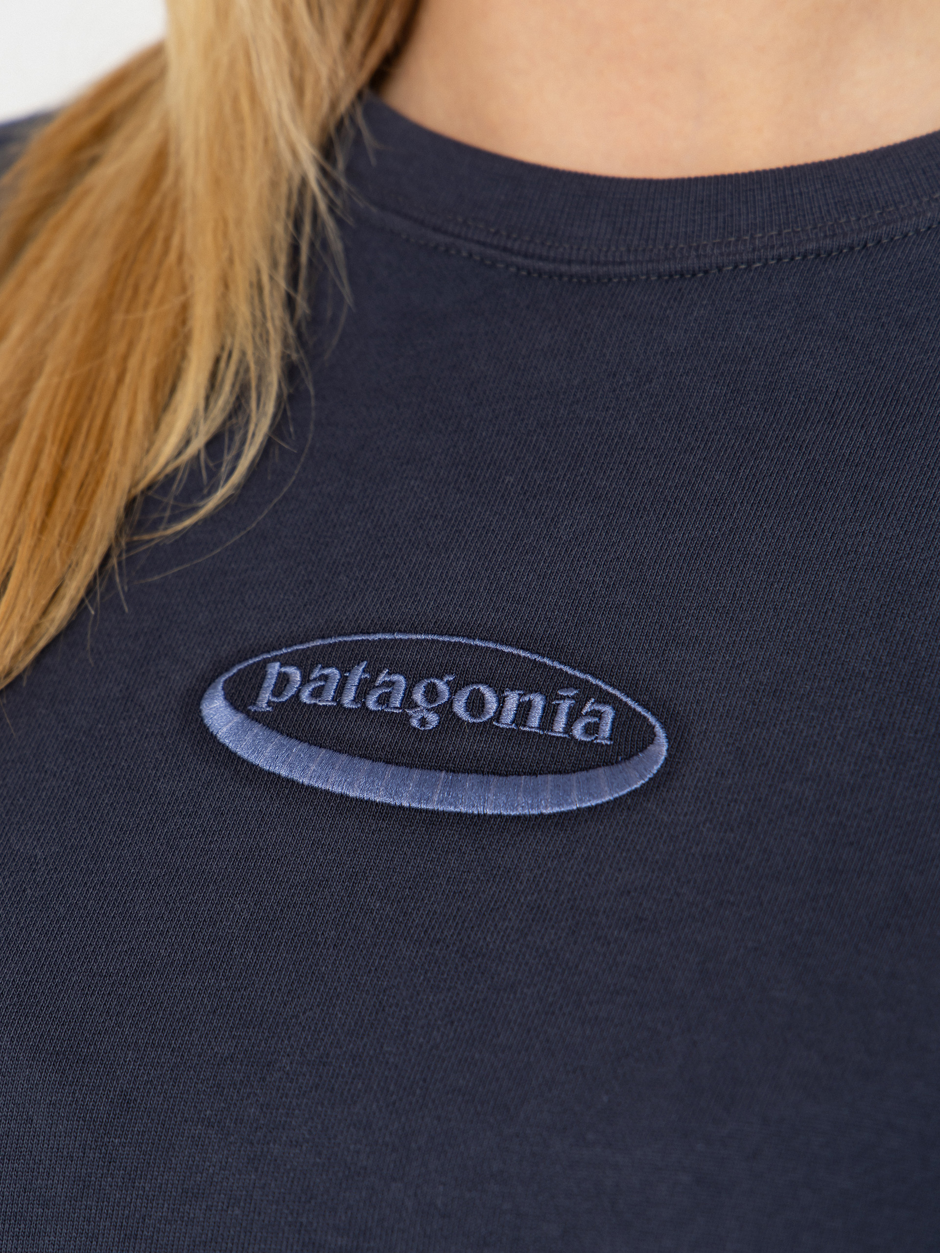 Hanorac Patagonia 95 Oval Logo Daily Wmn (smolder blue)