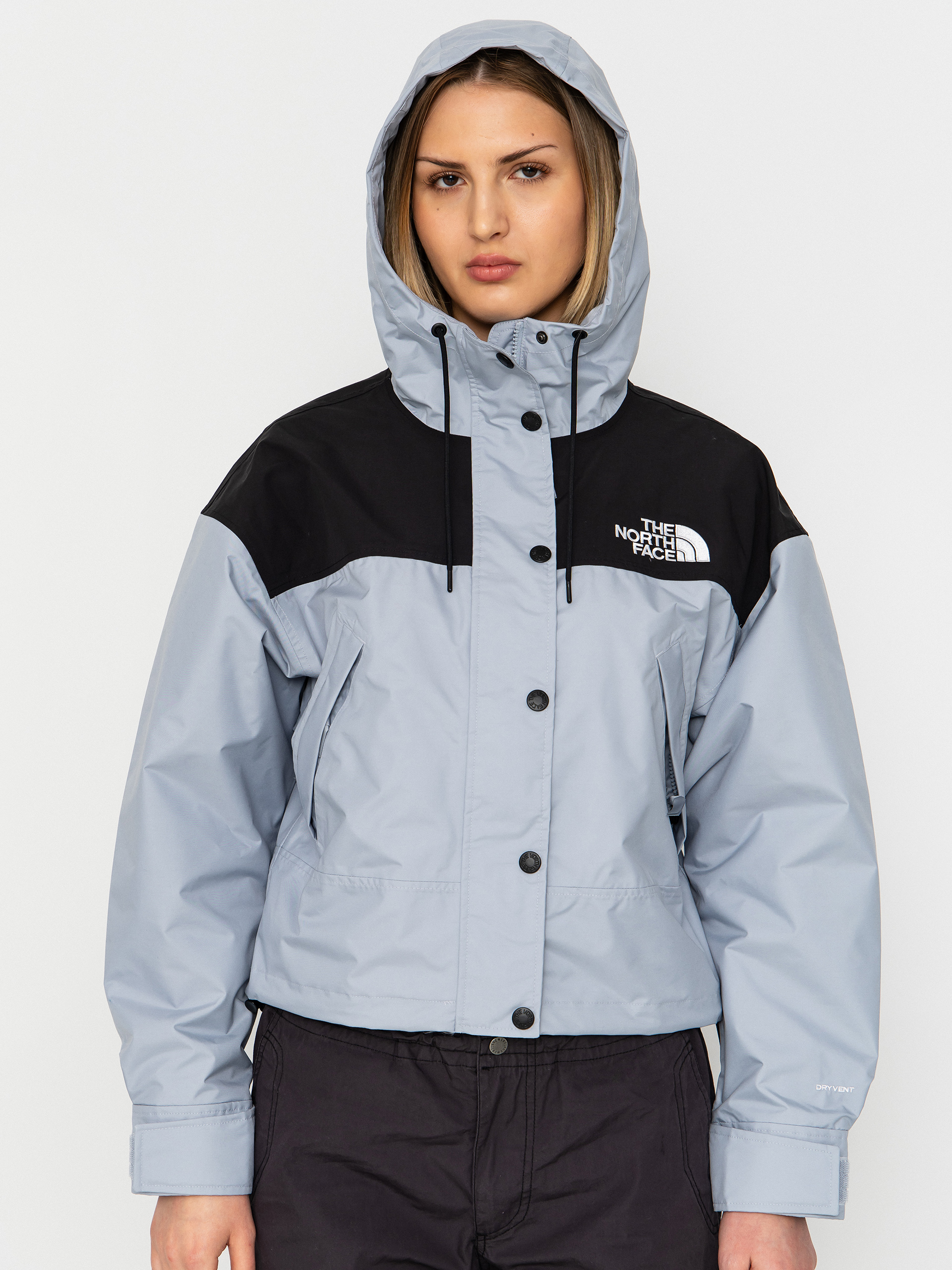 Geacă The North Face Reign On Wmn (frost grey/tnf)