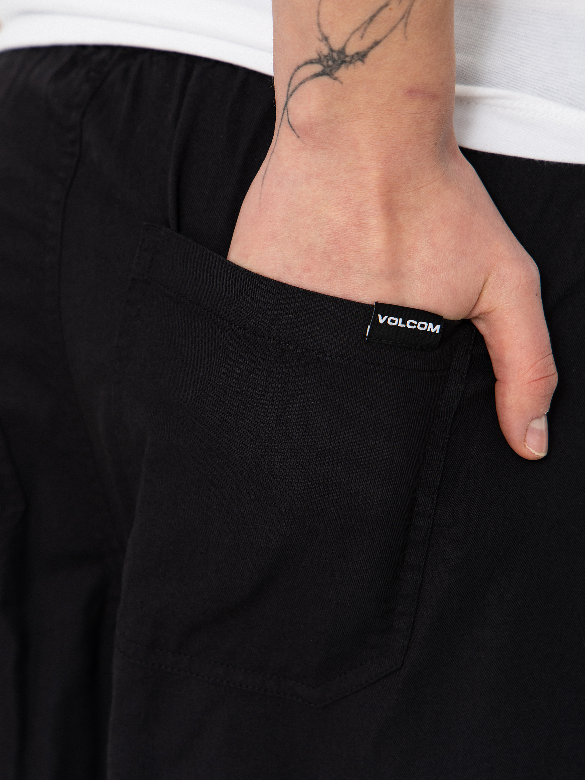Pantaloni Volcom Dropping In Wmn (black)