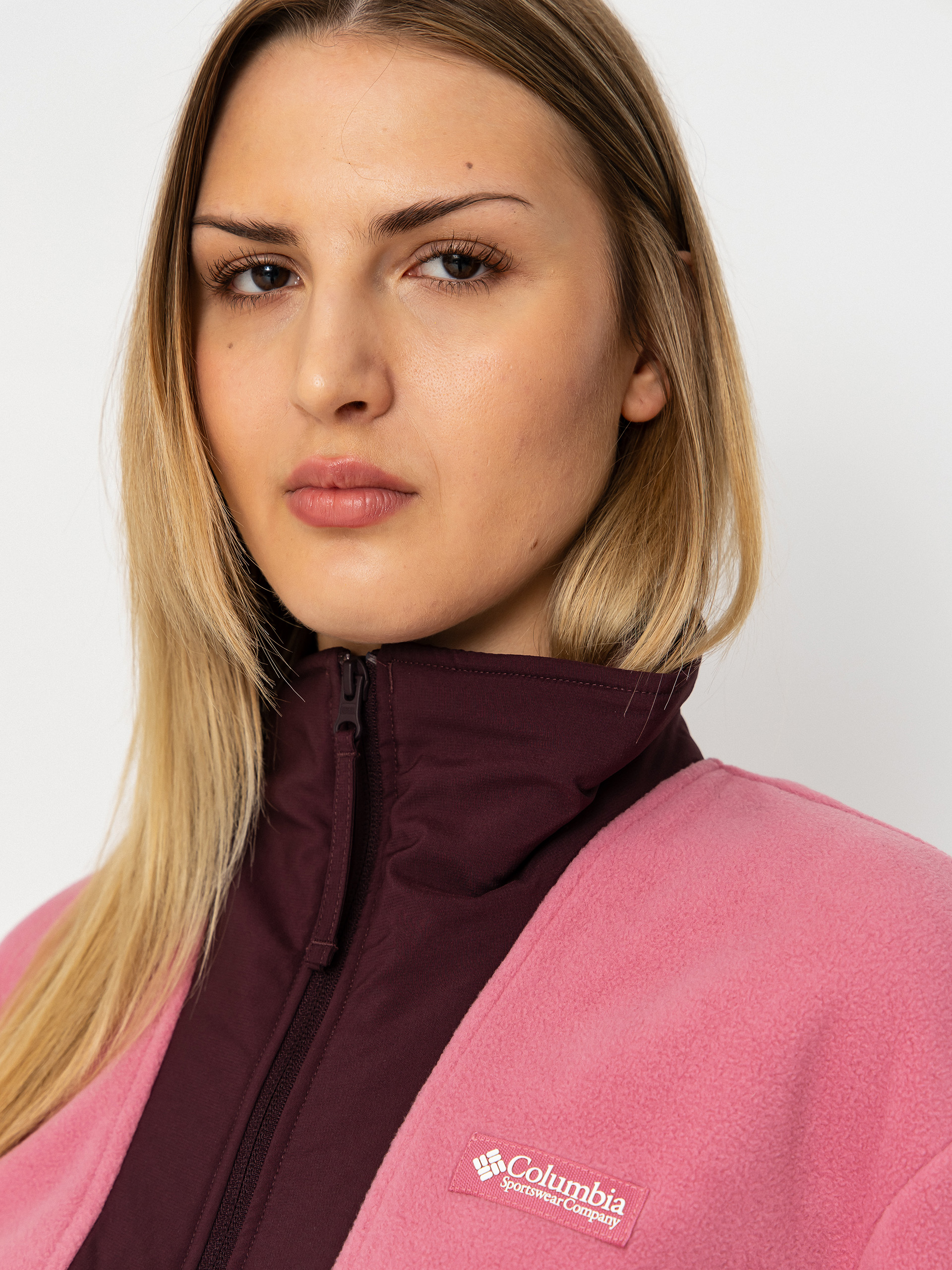 Pentru femei Hanorac din fleece Columbia Sequoia Grove Full Zip (rosette/moonvista)