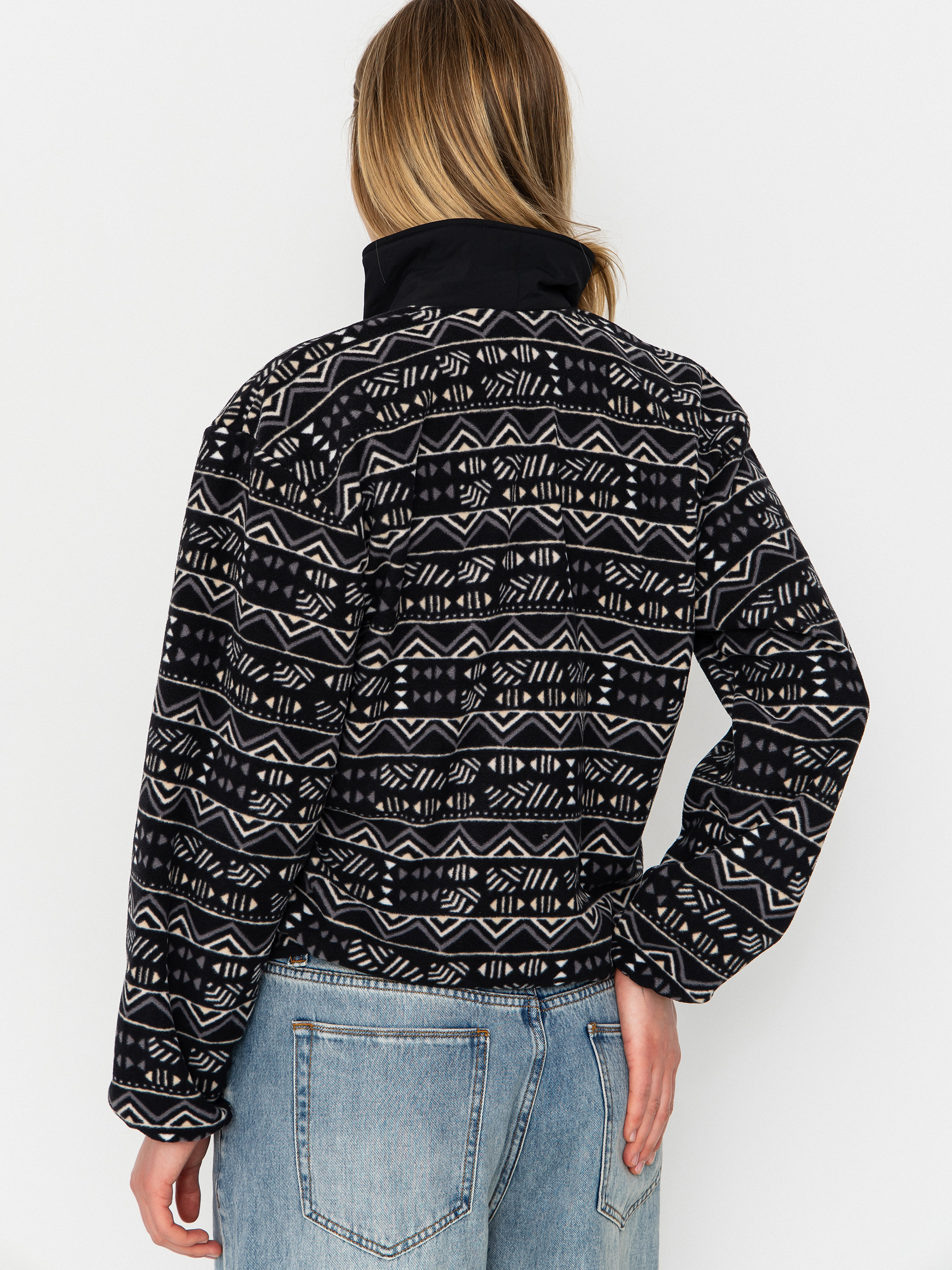 Pentru femei Hanorac din fleece Columbia Sequoia Grove Printed Half Zip (black/horizons)