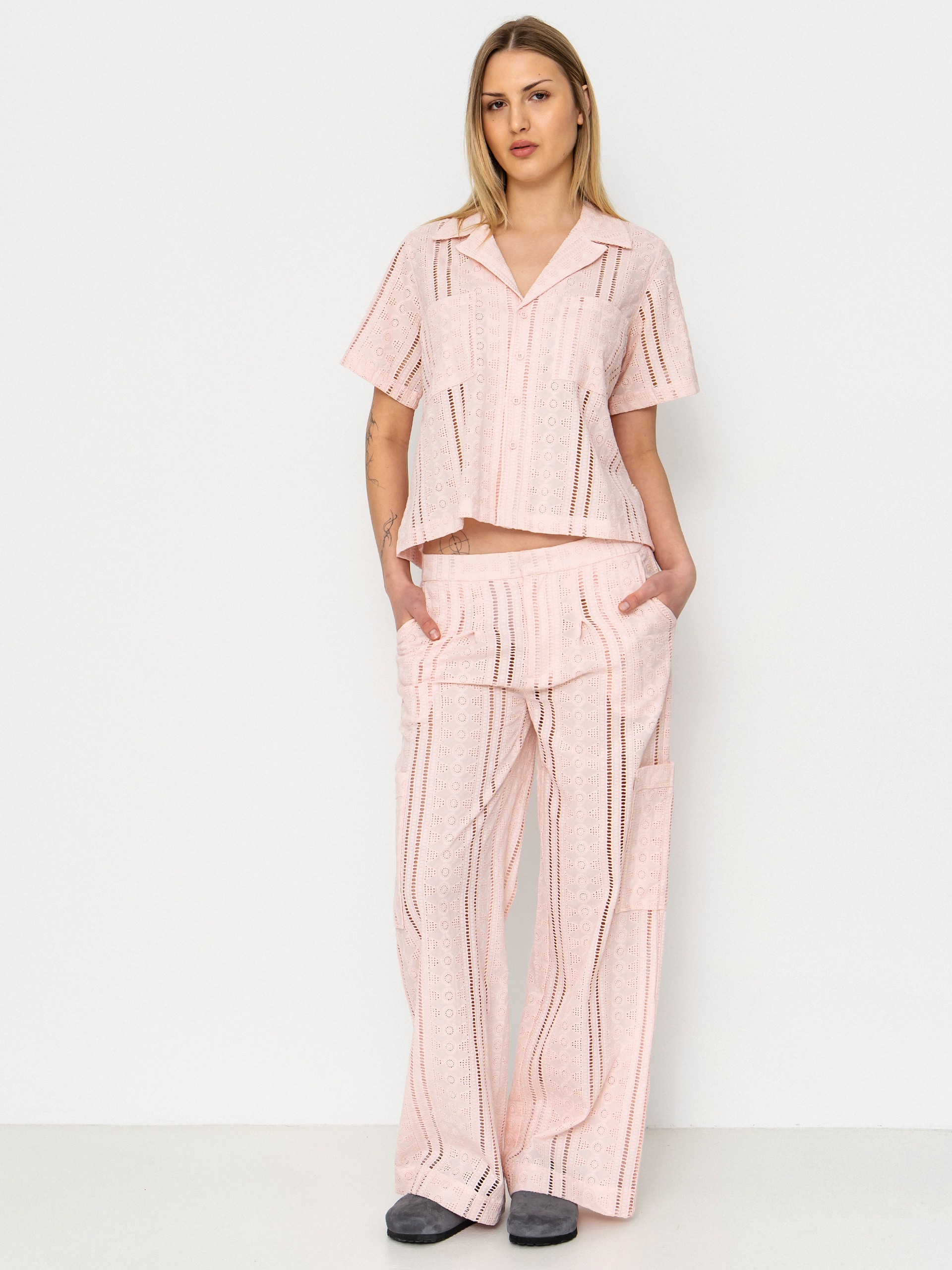 Cămașă Brixton Paradise Lounge Wmn (chalk pink)