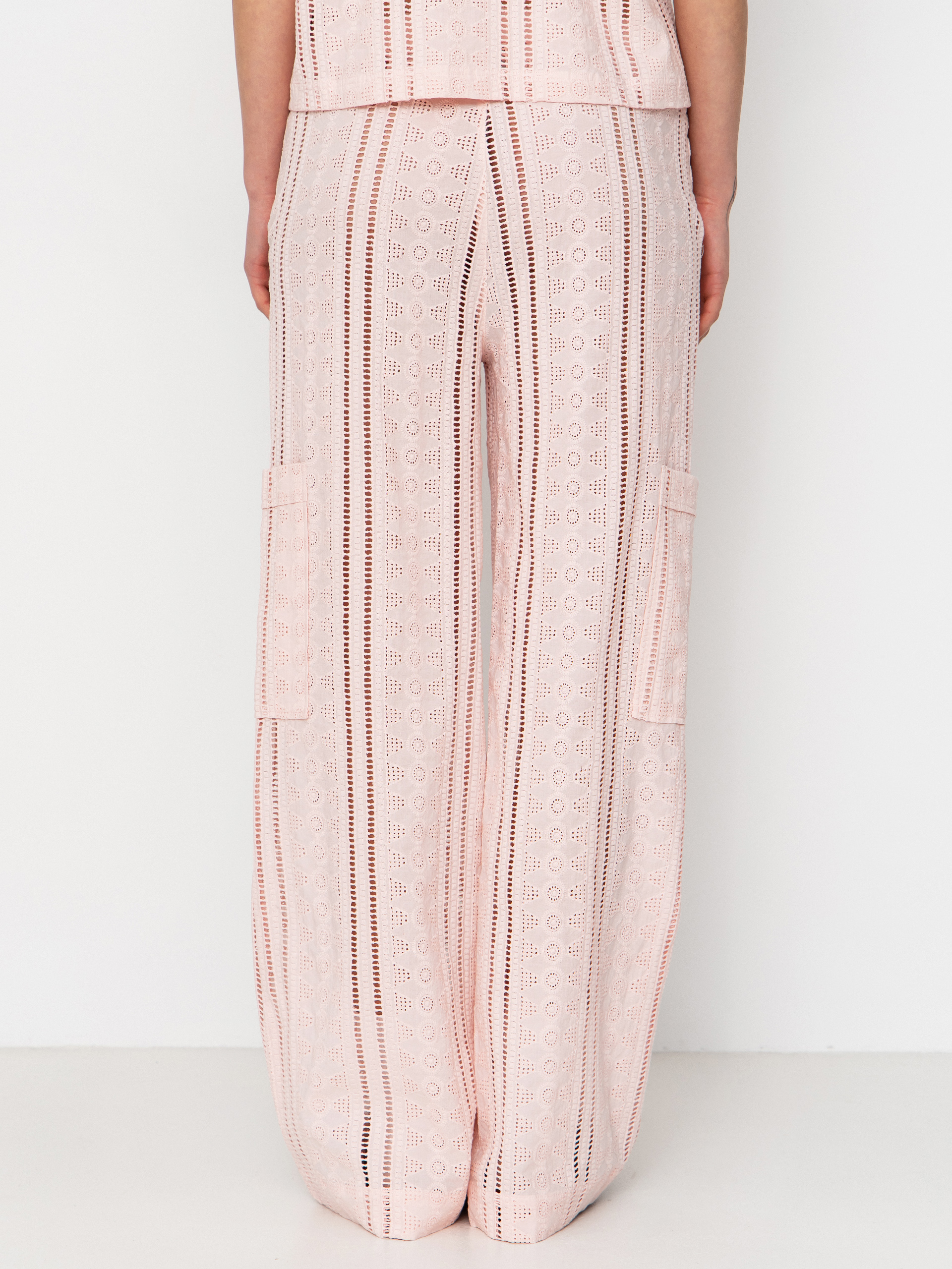 Pantaloni Brixton The Mercer Wide Leg Trouser Wmn (chalk pink)